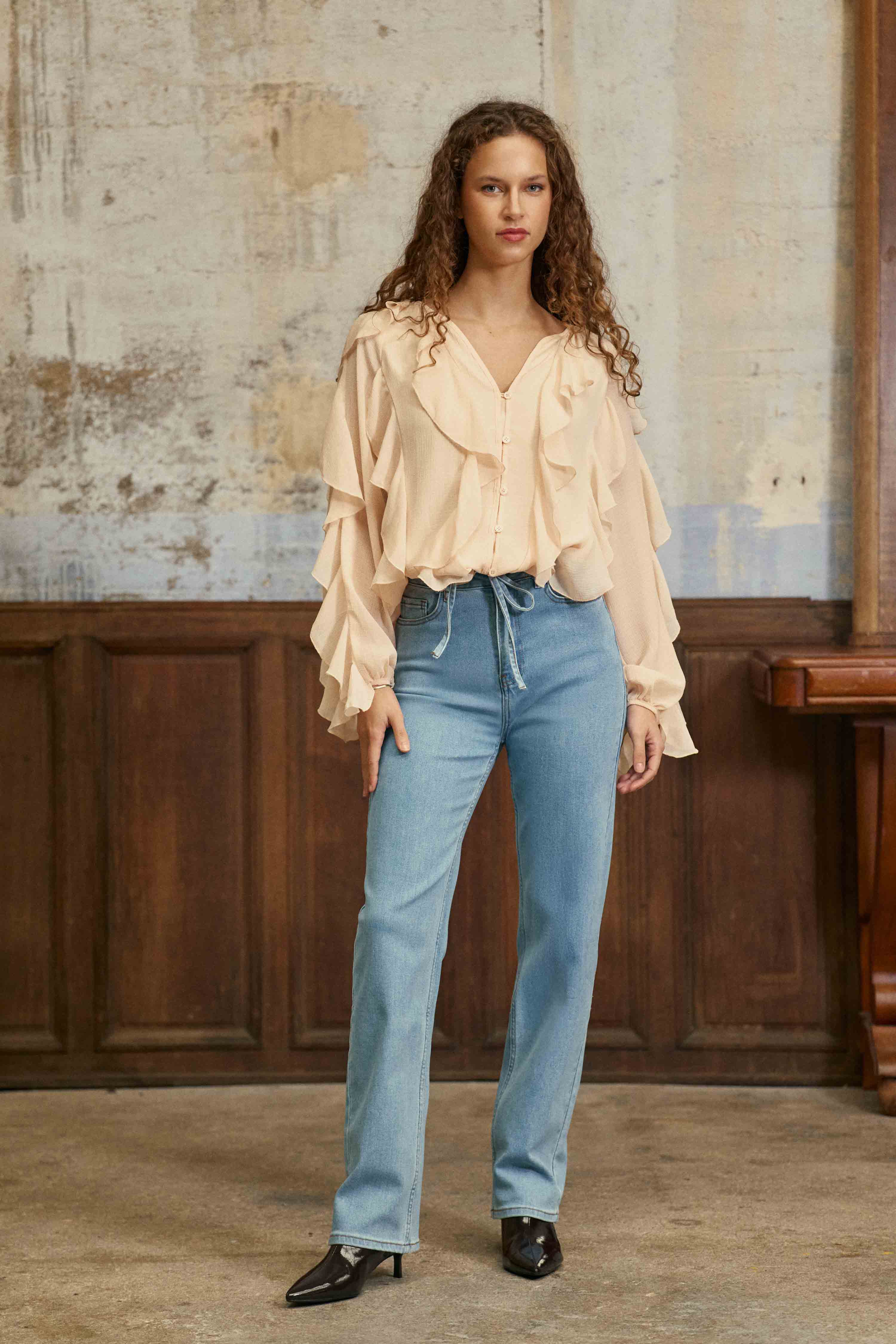 Blouse Bolta - Poudre