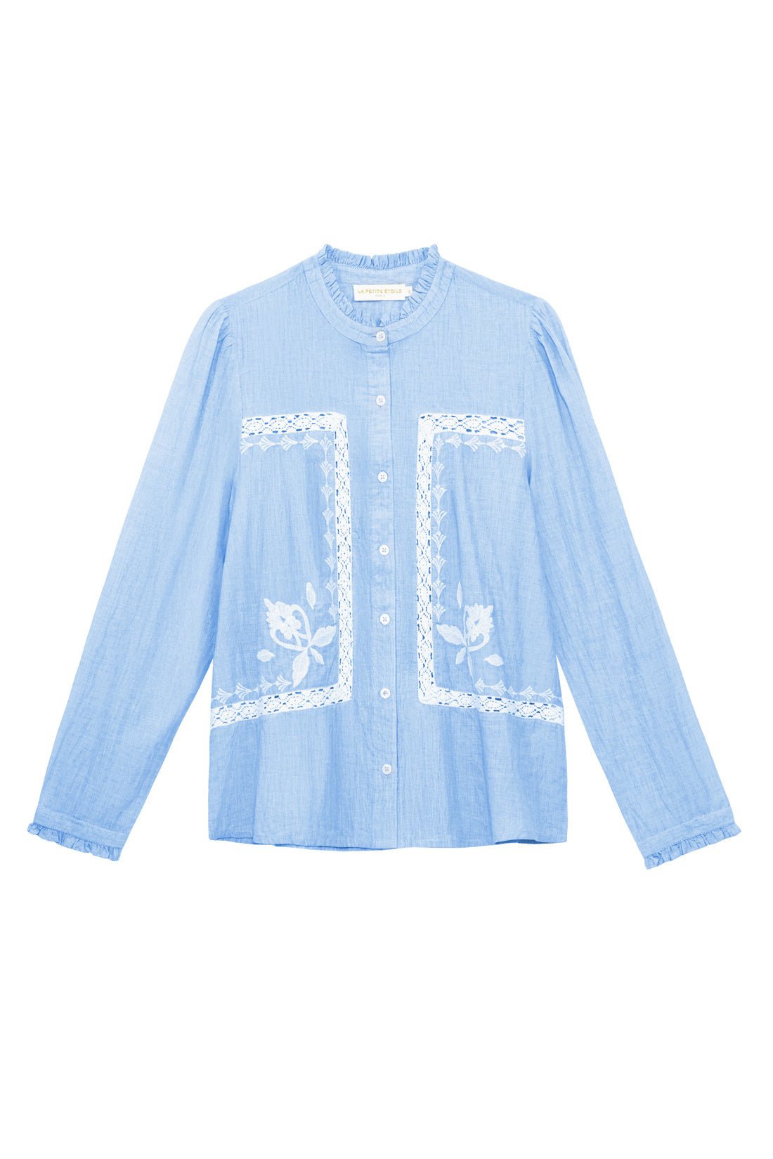 Blouse with embroidery - Borys