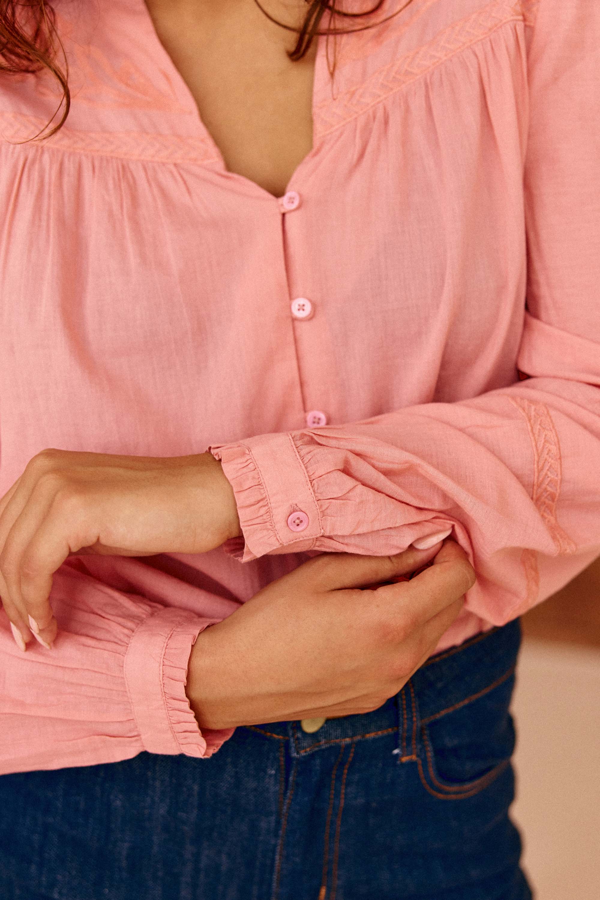 Blouse Bowie - Rose