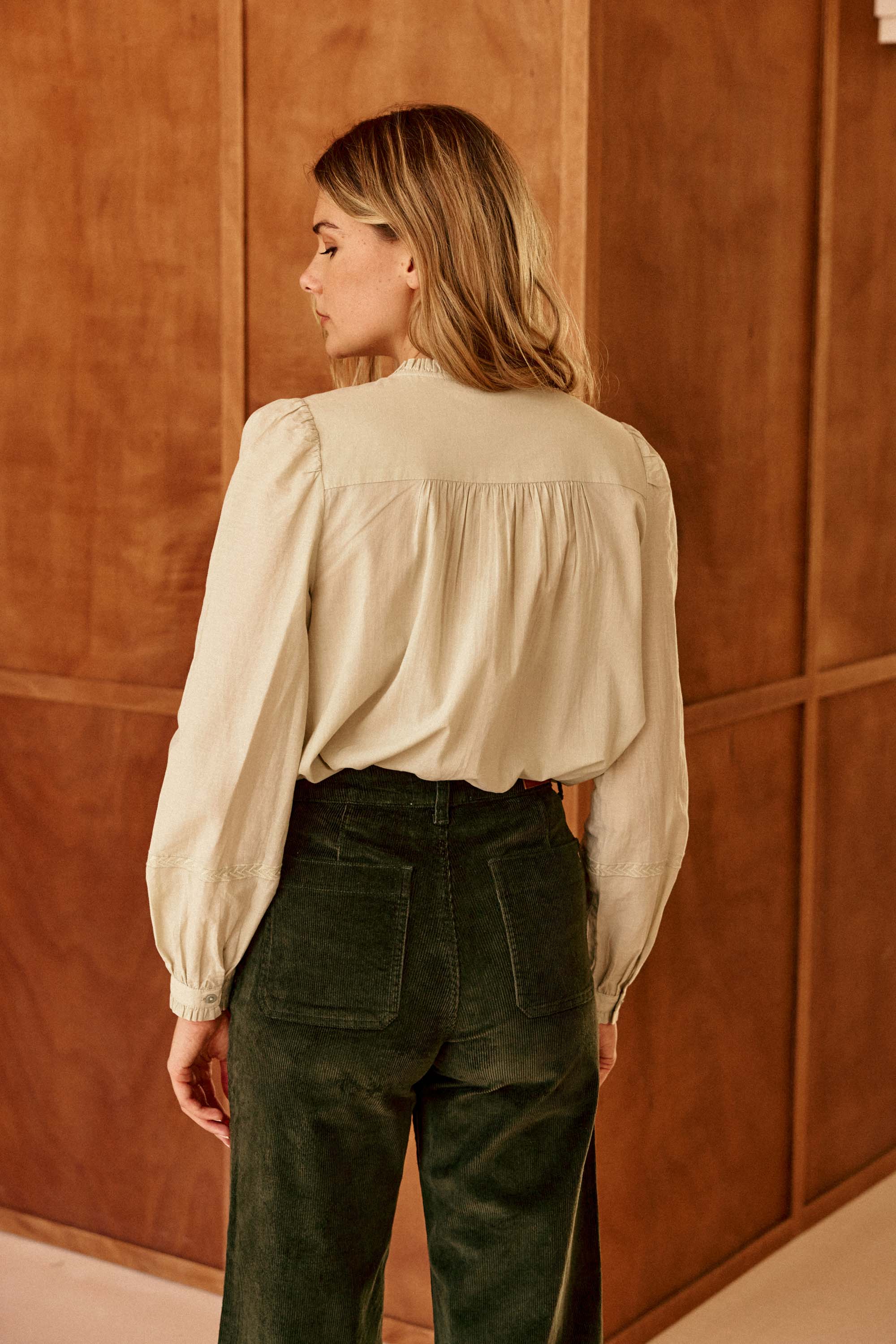Blouse Bowie - Vert Amande