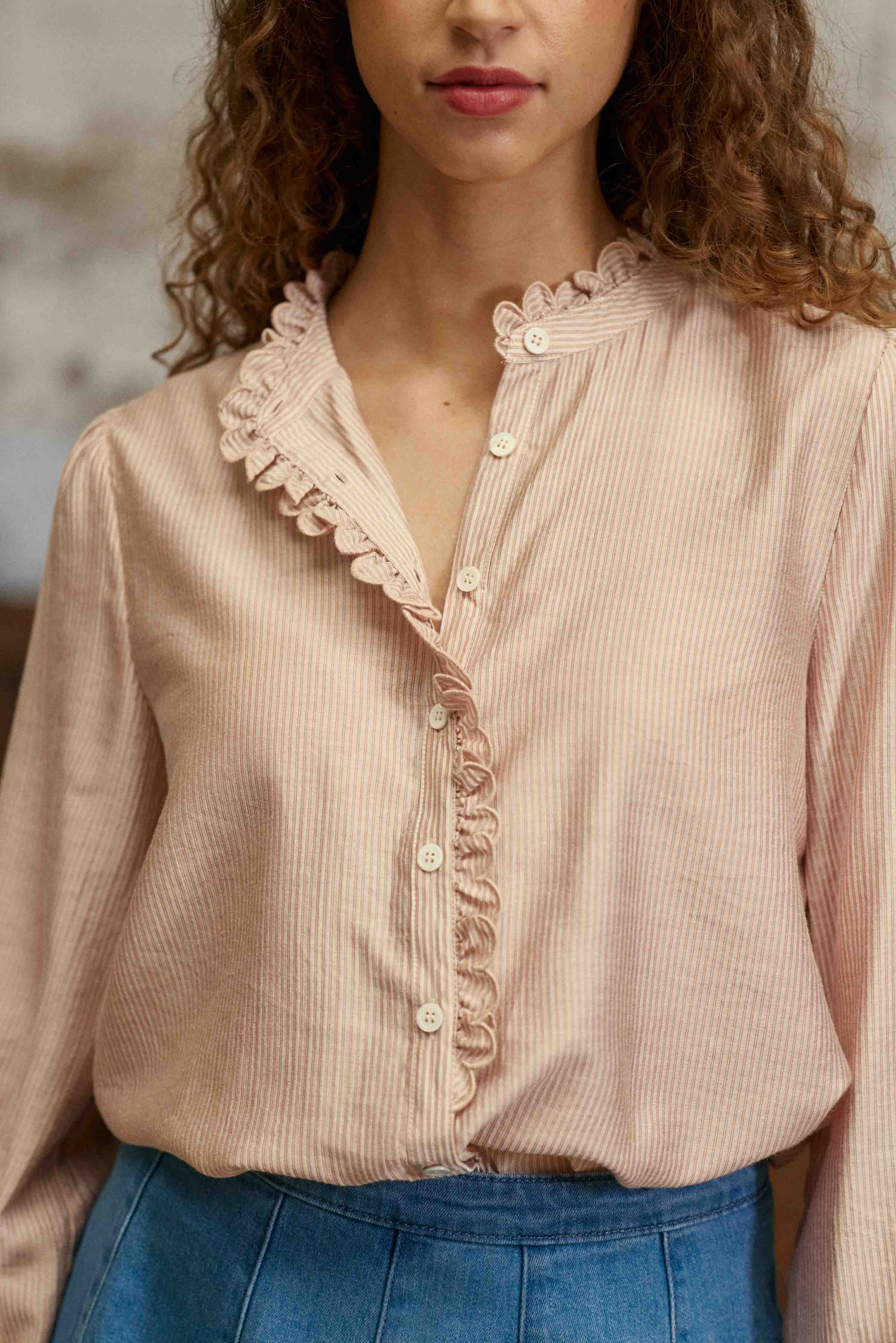 Blouse Boya - Poudre