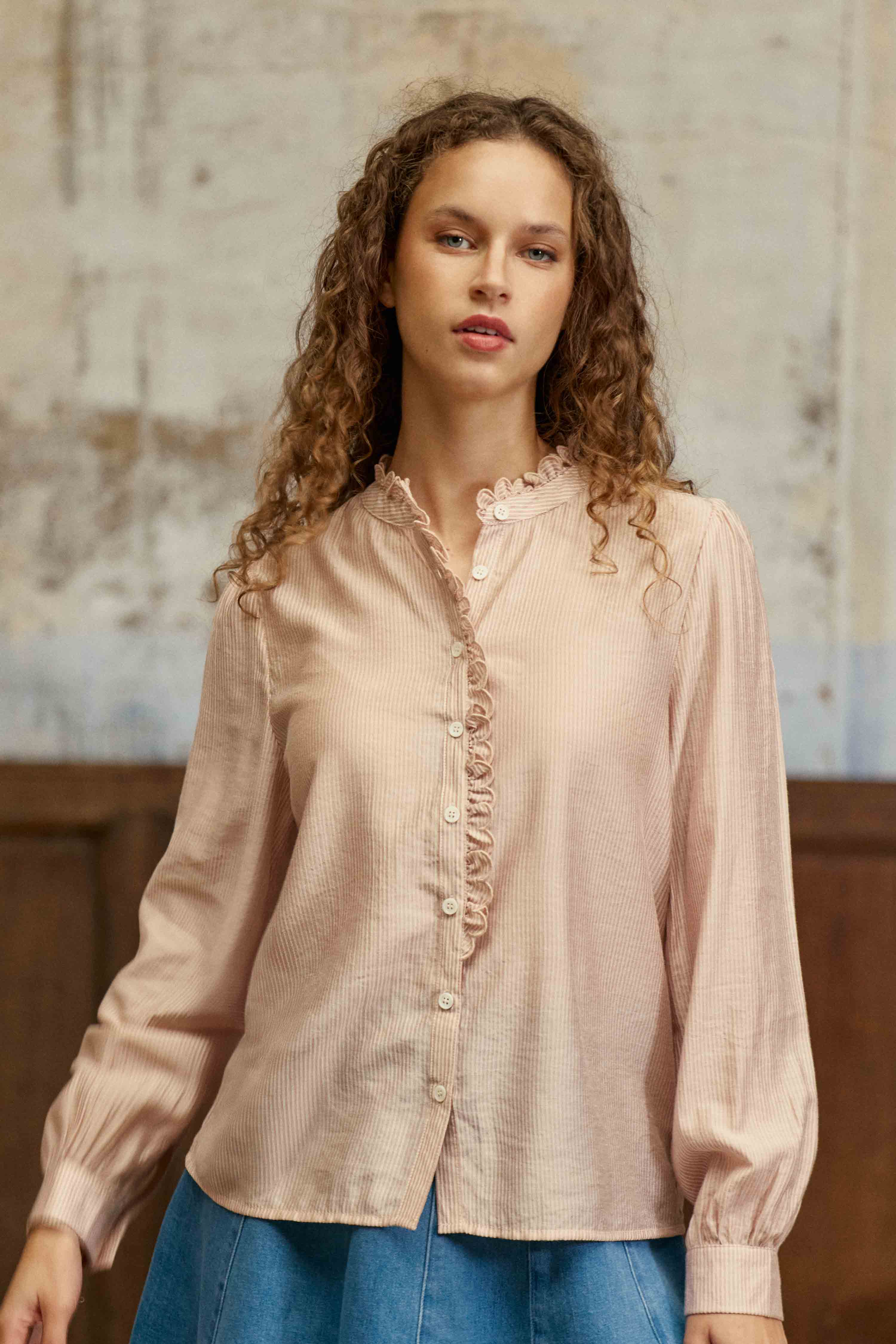 Blouse Boya - Poudre
