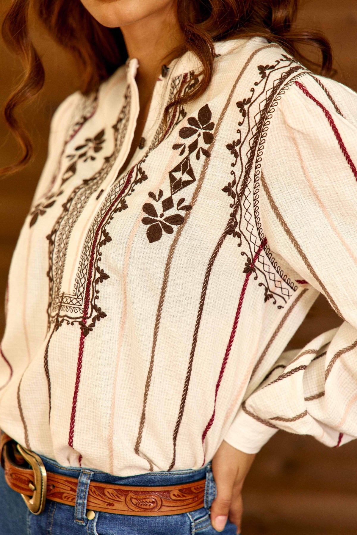 Briar - Gestreifte Bluse