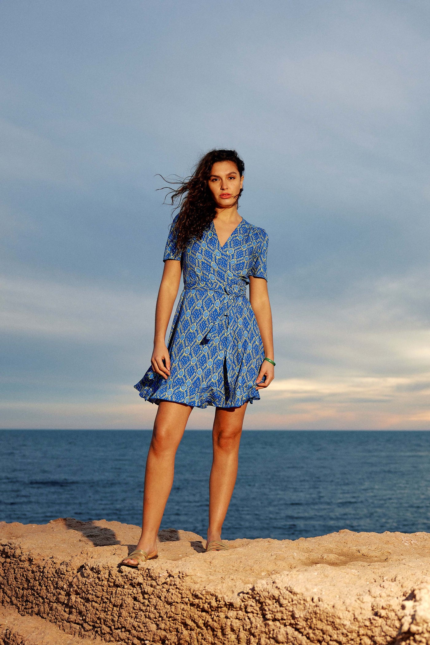 Robe Bridgette - Bleu