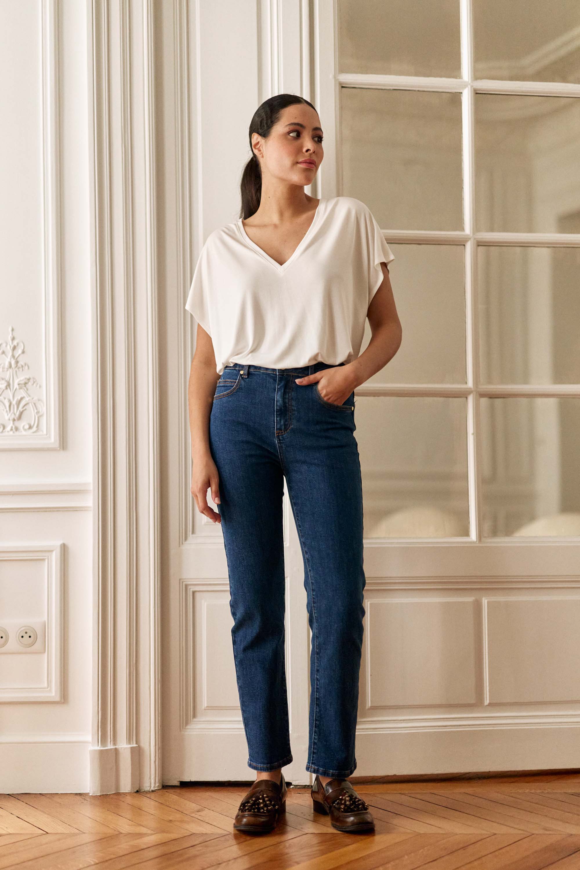 Jean droit deep wash - Brieg