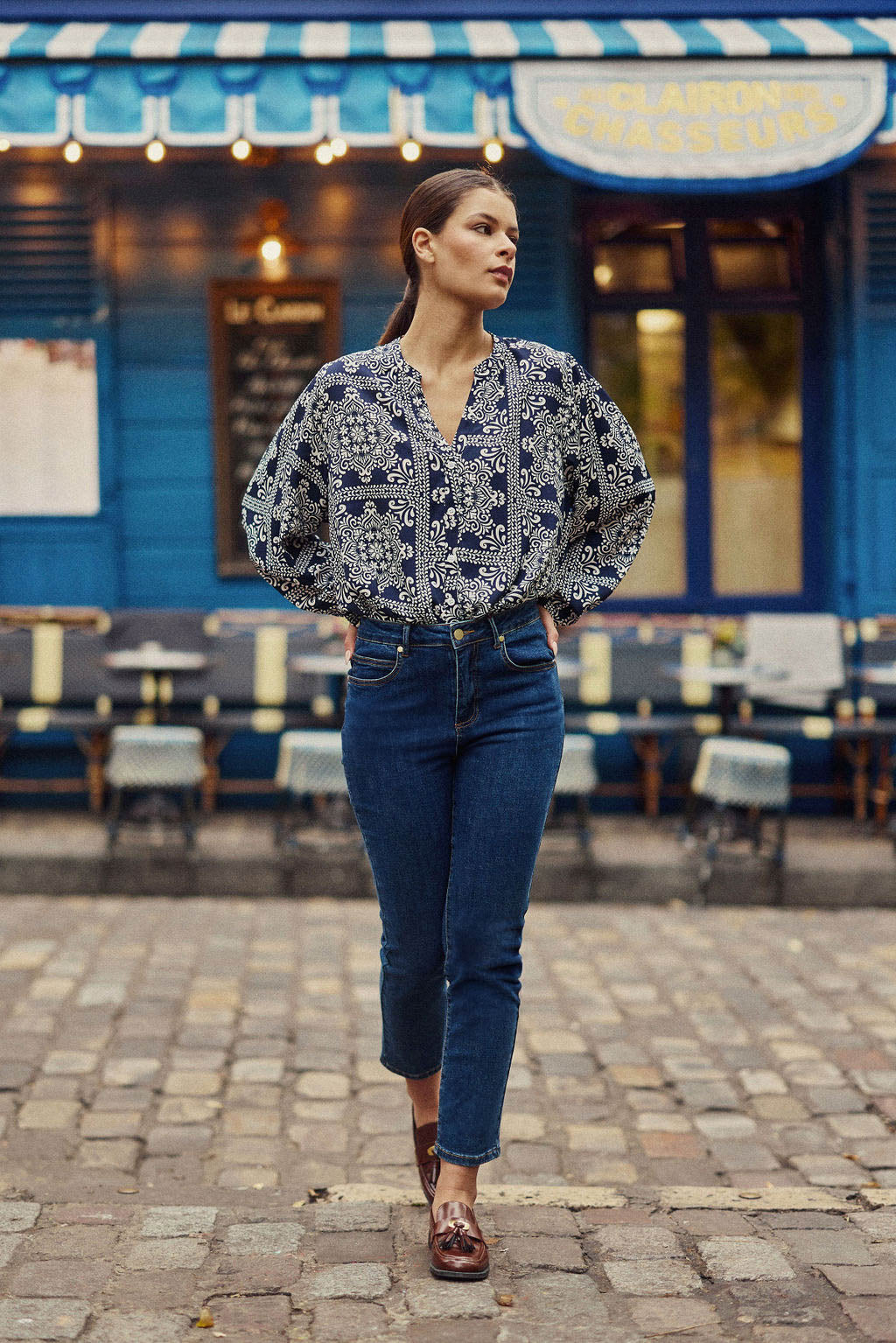 Jean droit deep wash - Brieg