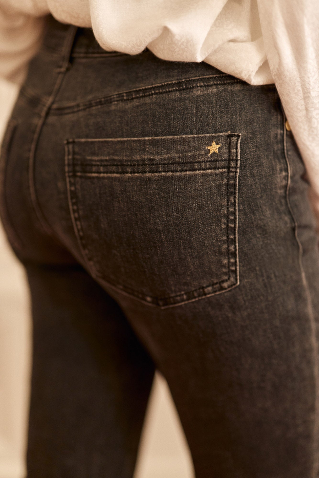 Grey straight jeans - Brieg