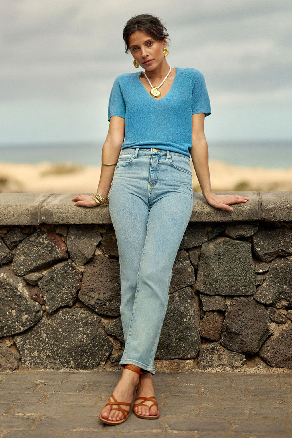 Stone straight jeans - Brieg