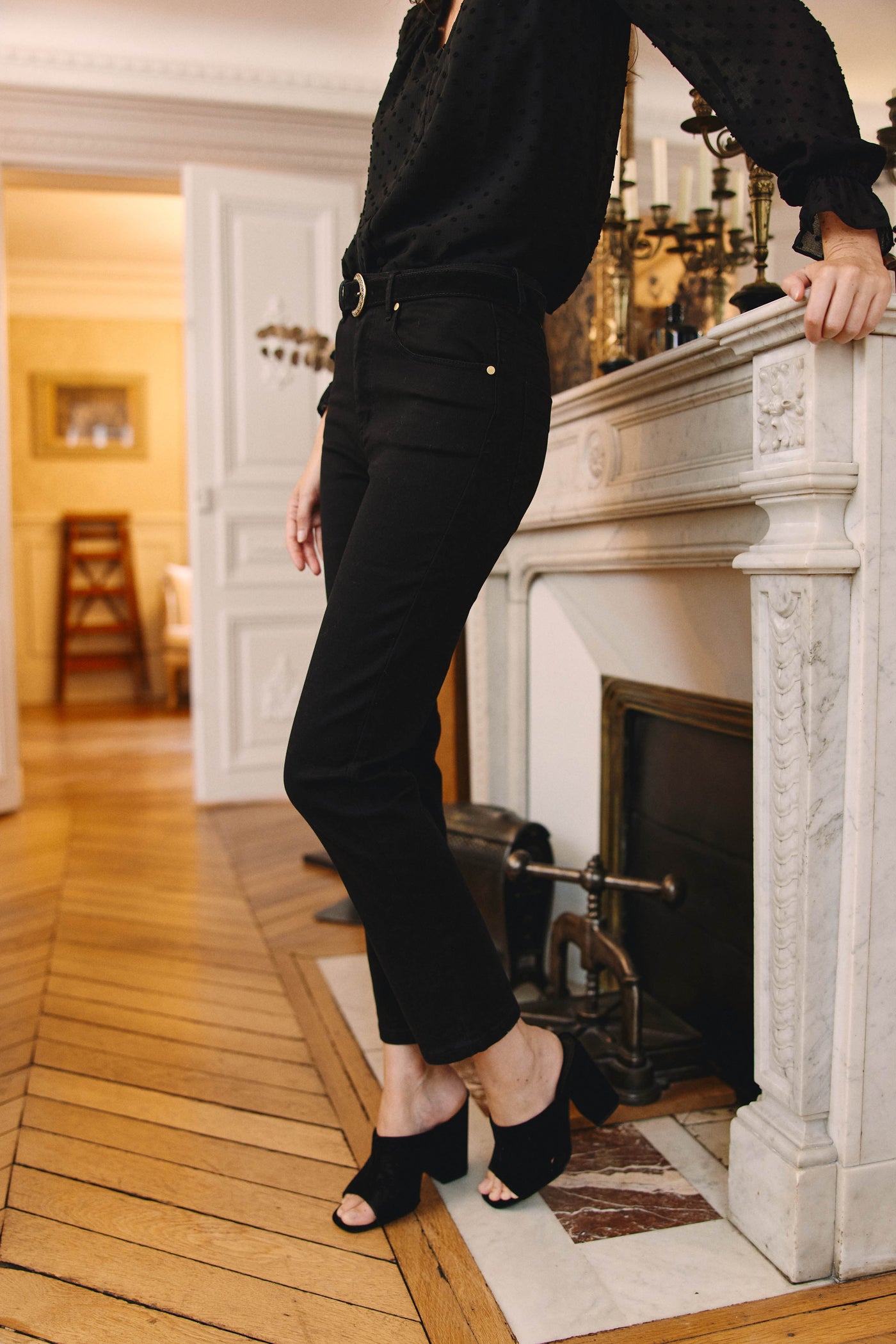 Black straight jeans - Brieg