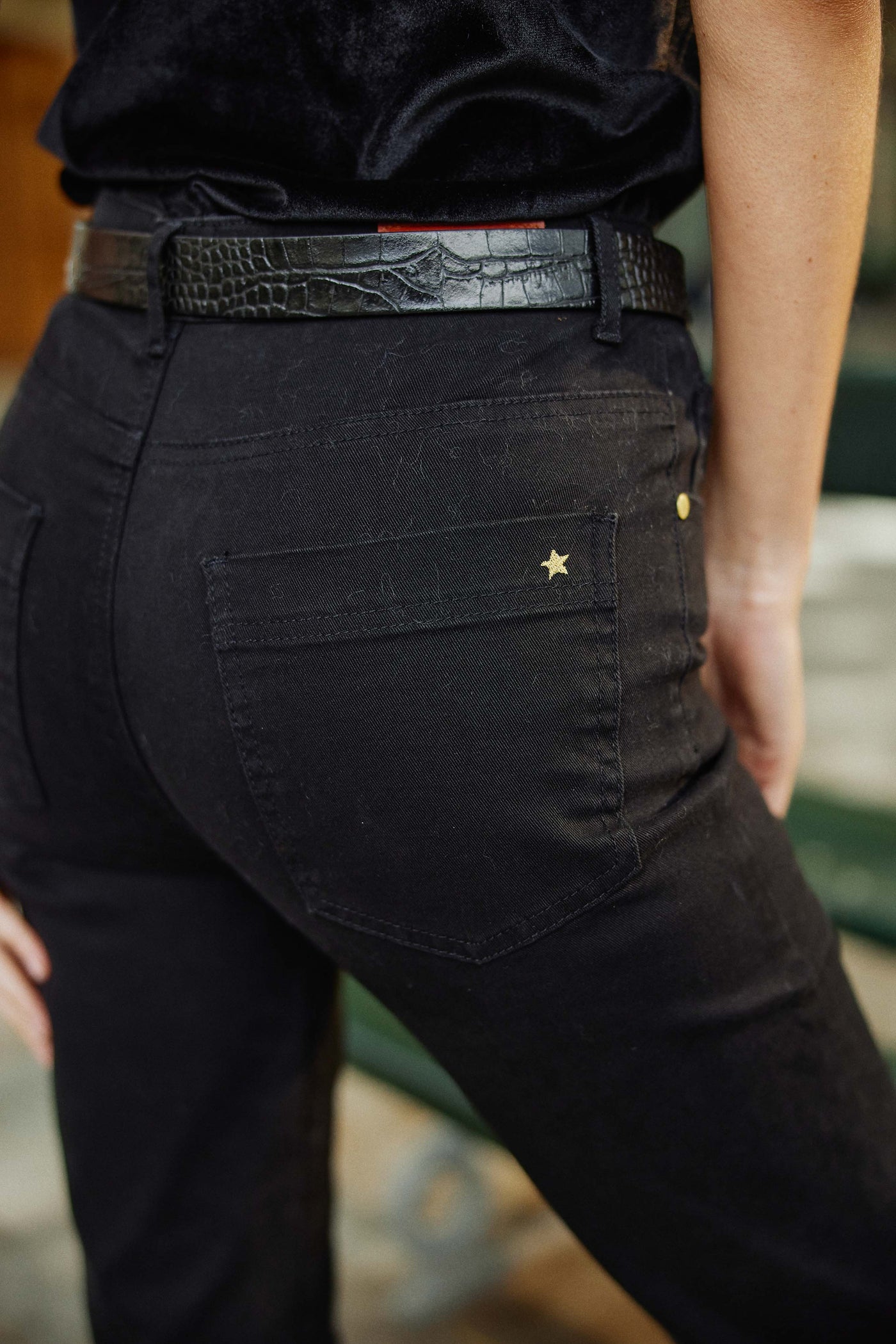 Black straight jeans - Brieg