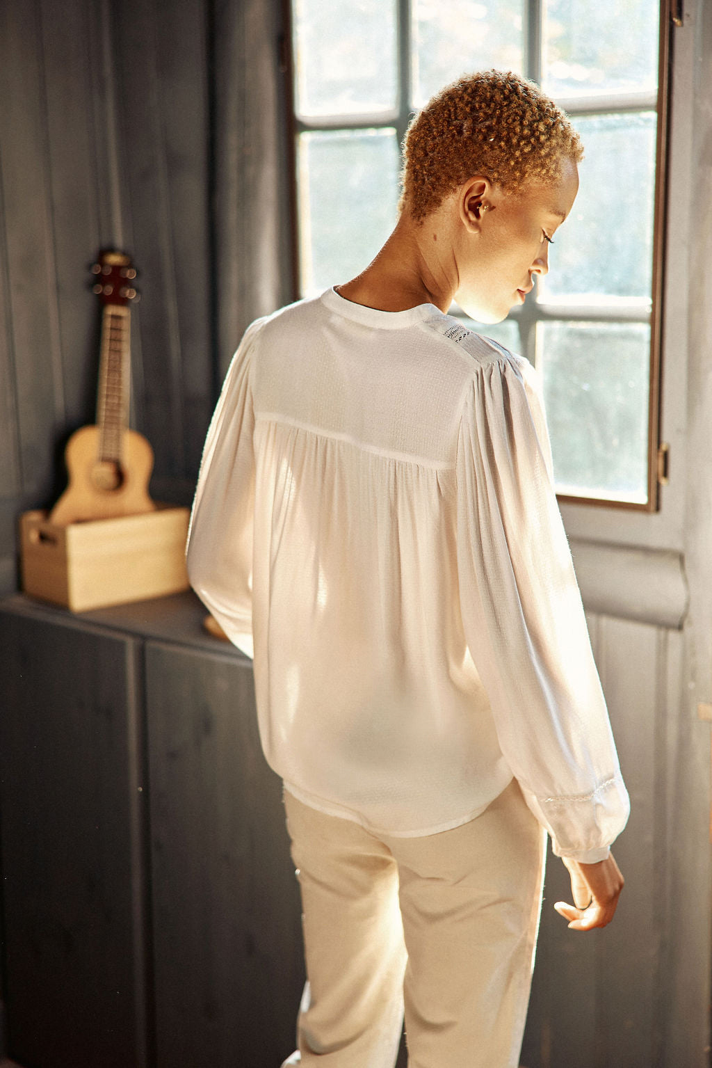Blouse Brinley - 10-blanc