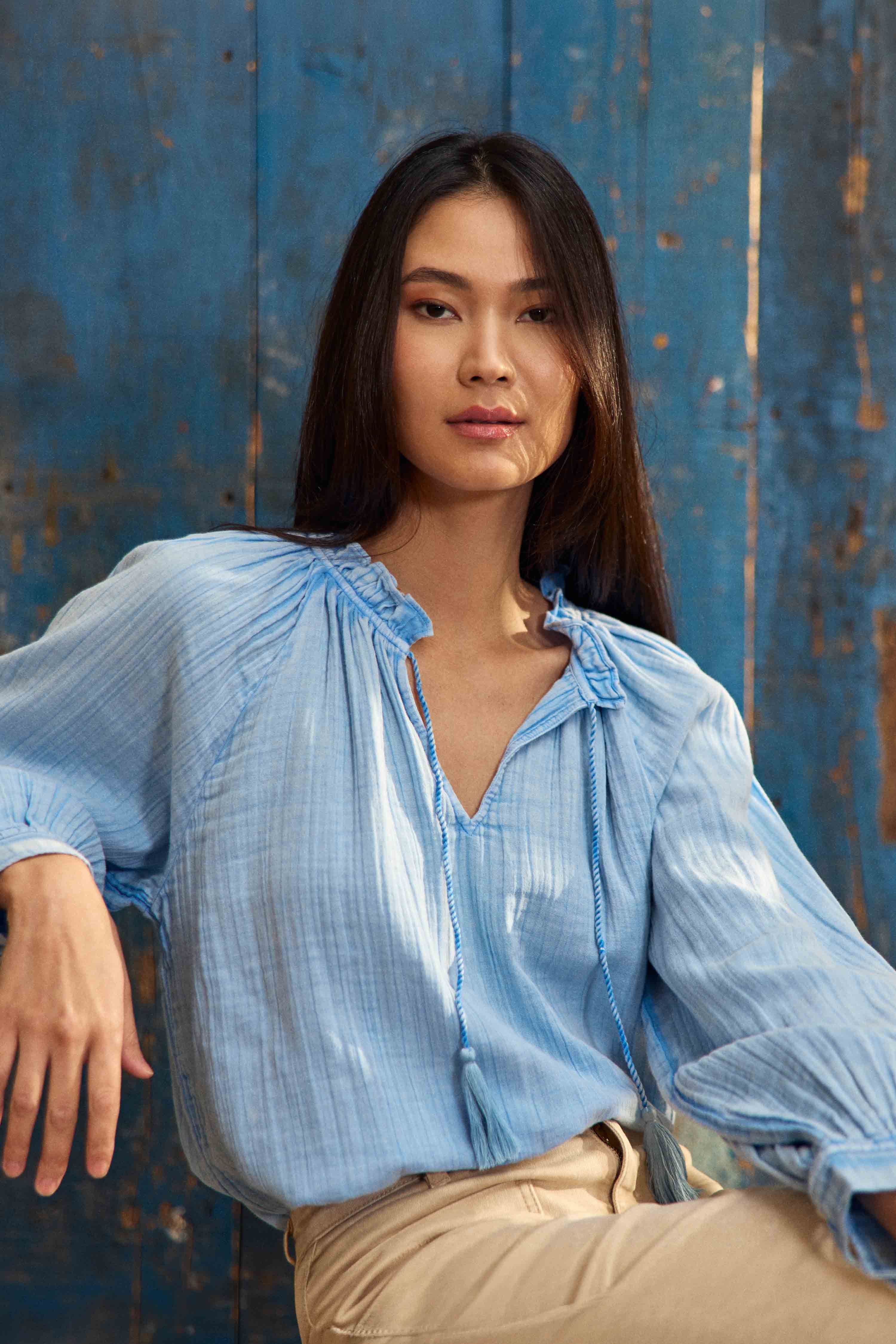 Blouse Briska - Ciel