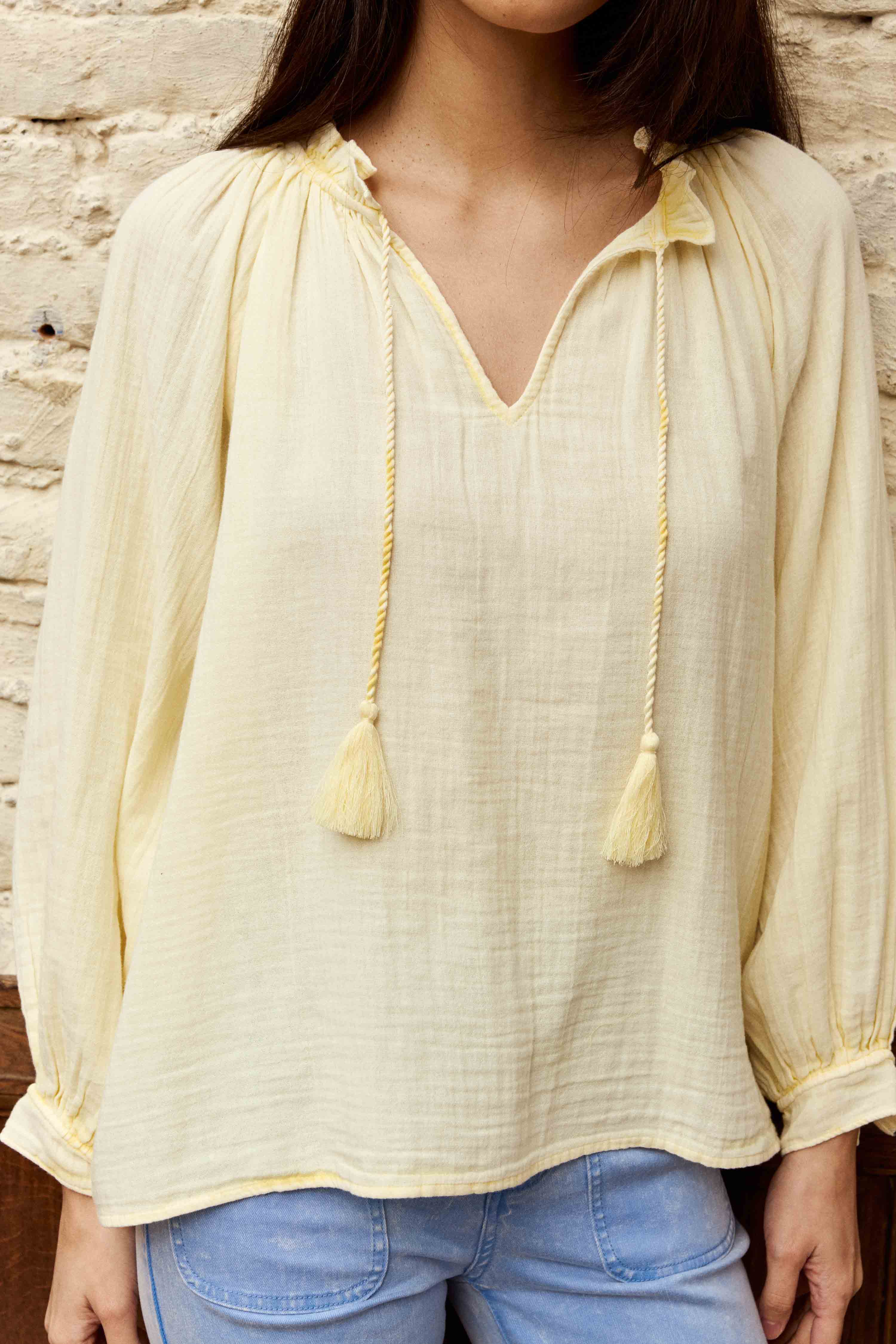 Blouse Briska - Jaune
