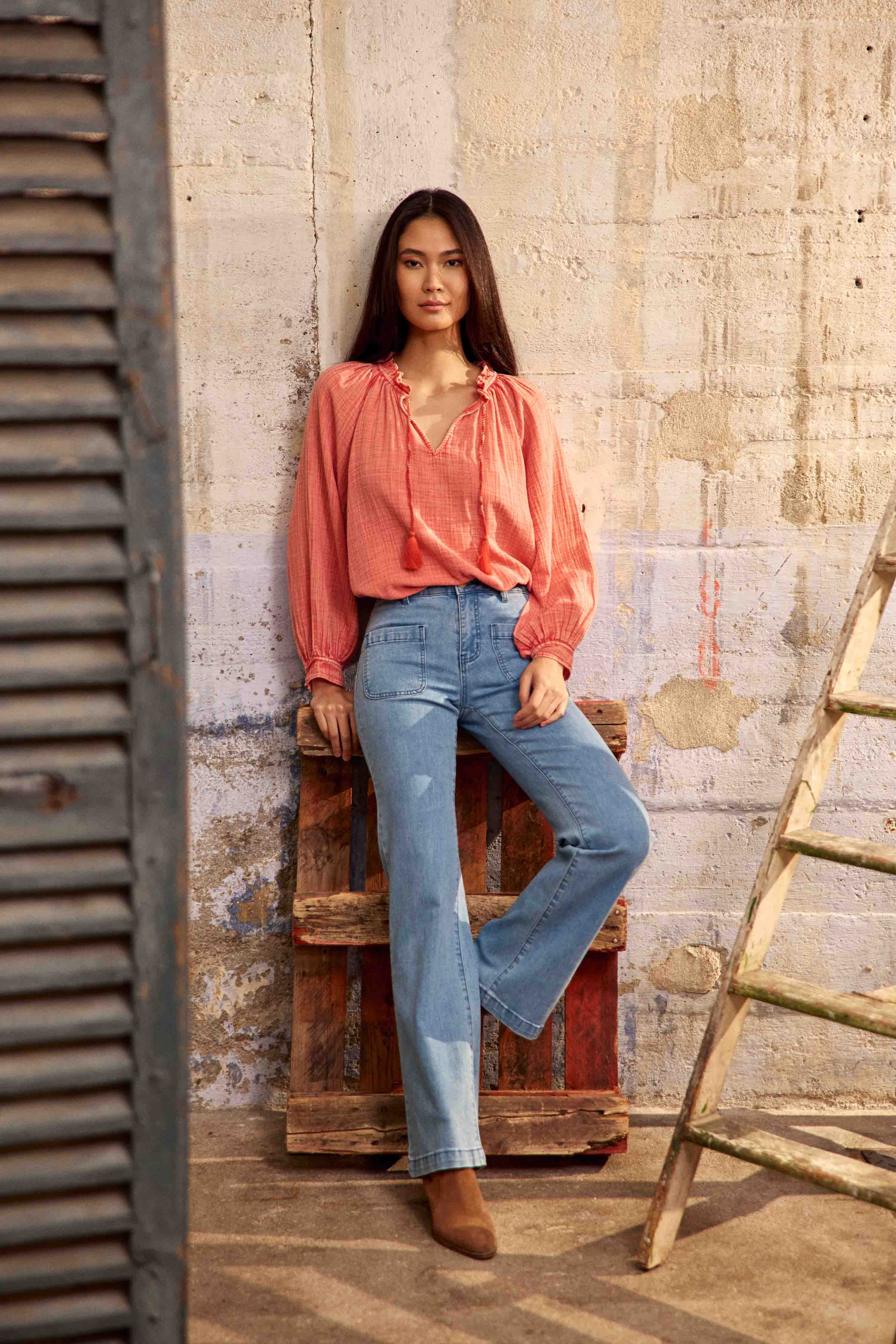 Blouse Briska - Rouge