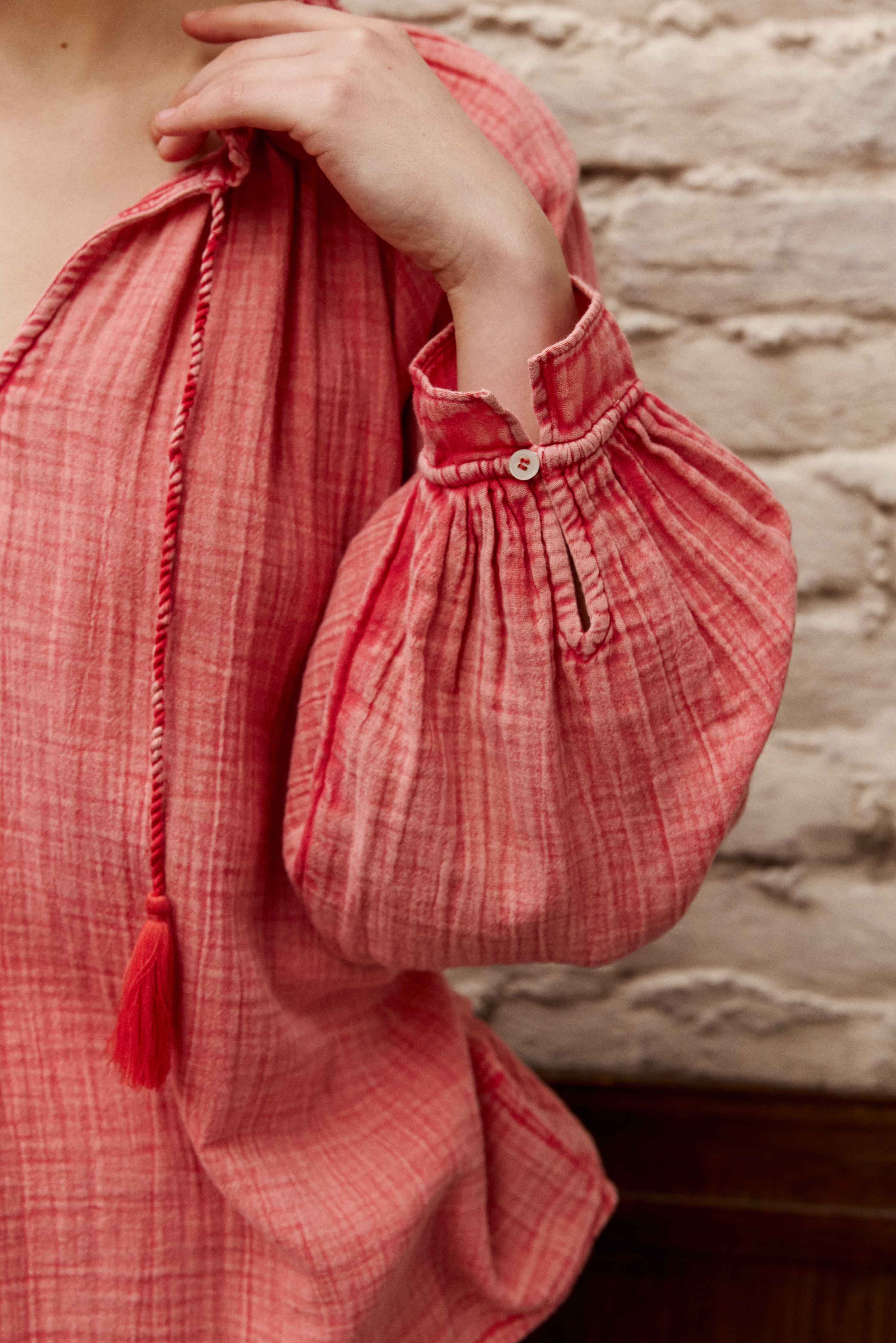 Blouse Briska - Rouge