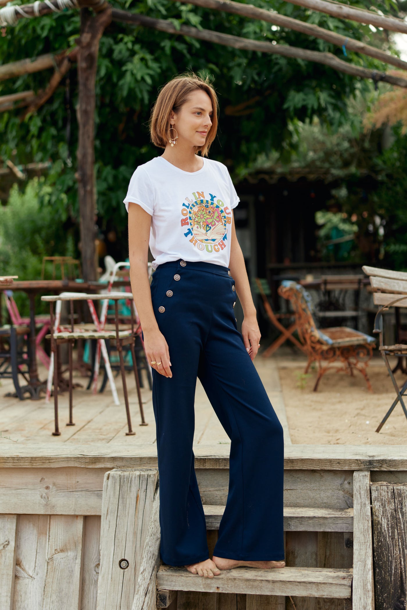 Pants Cady - Marine – LA PETITE ETOILE