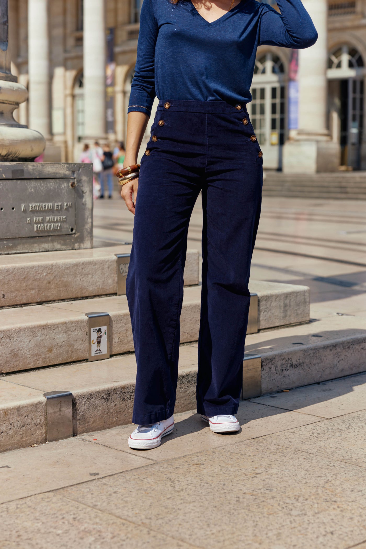 Pantalon Cady V - Marine