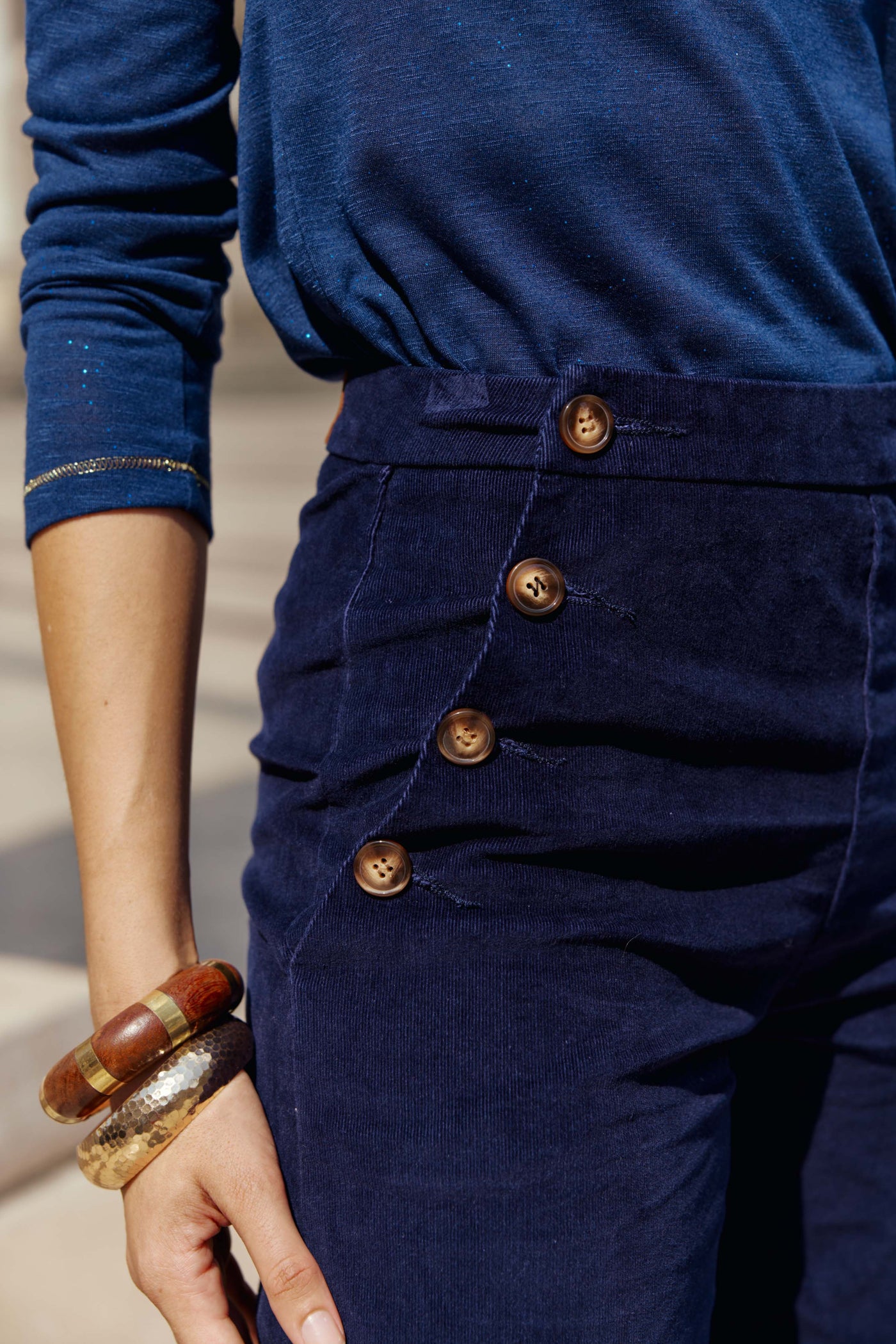 Pantalon Cady V - Marine
