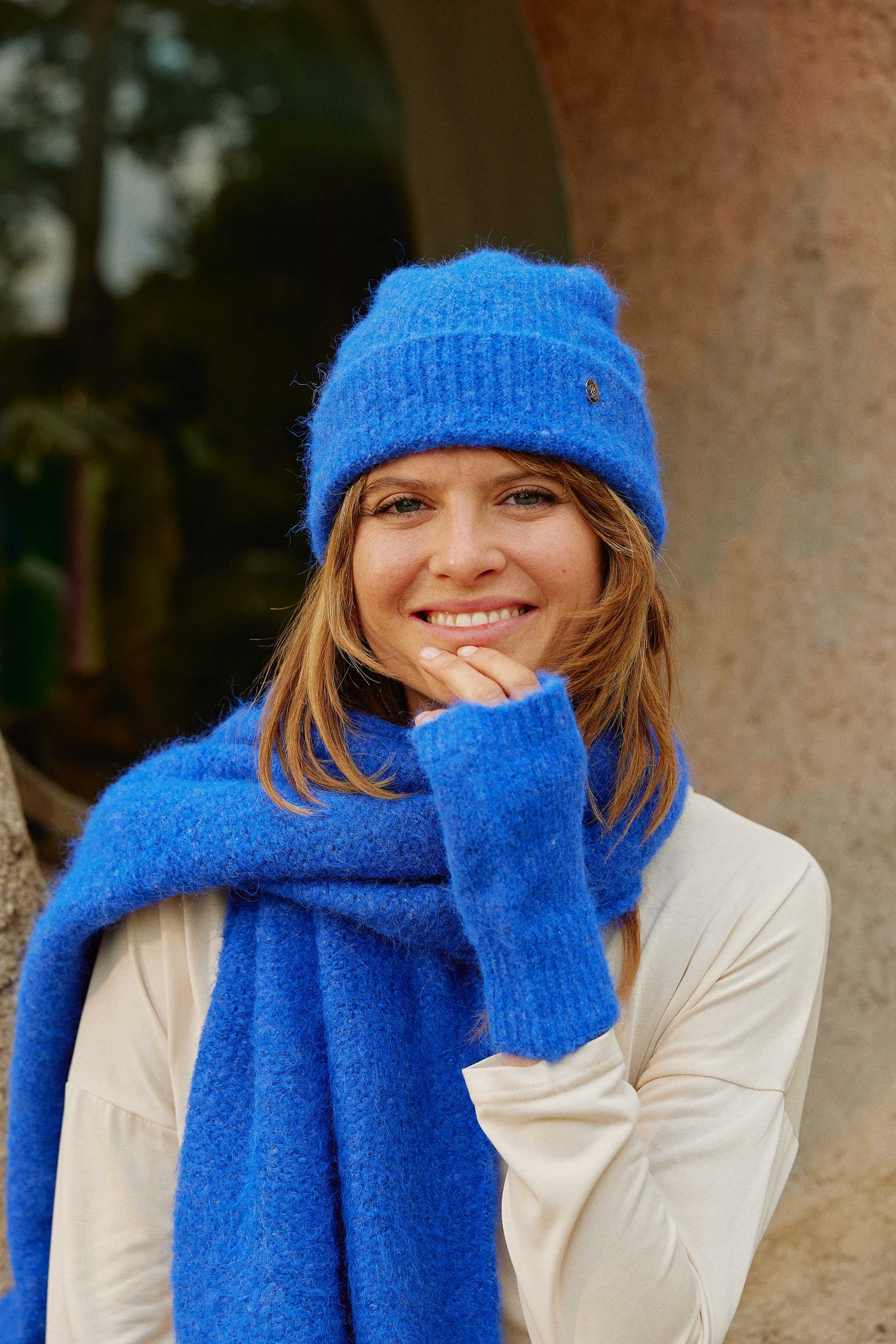 Bonnet Calia - Bleu