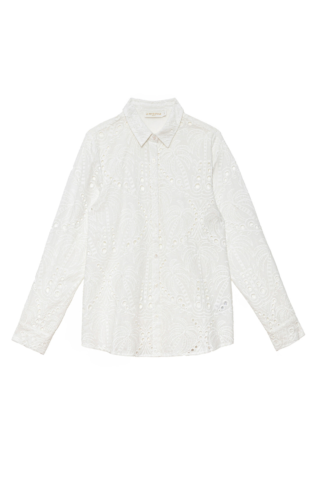 Ecru openwork blouse - Carina
