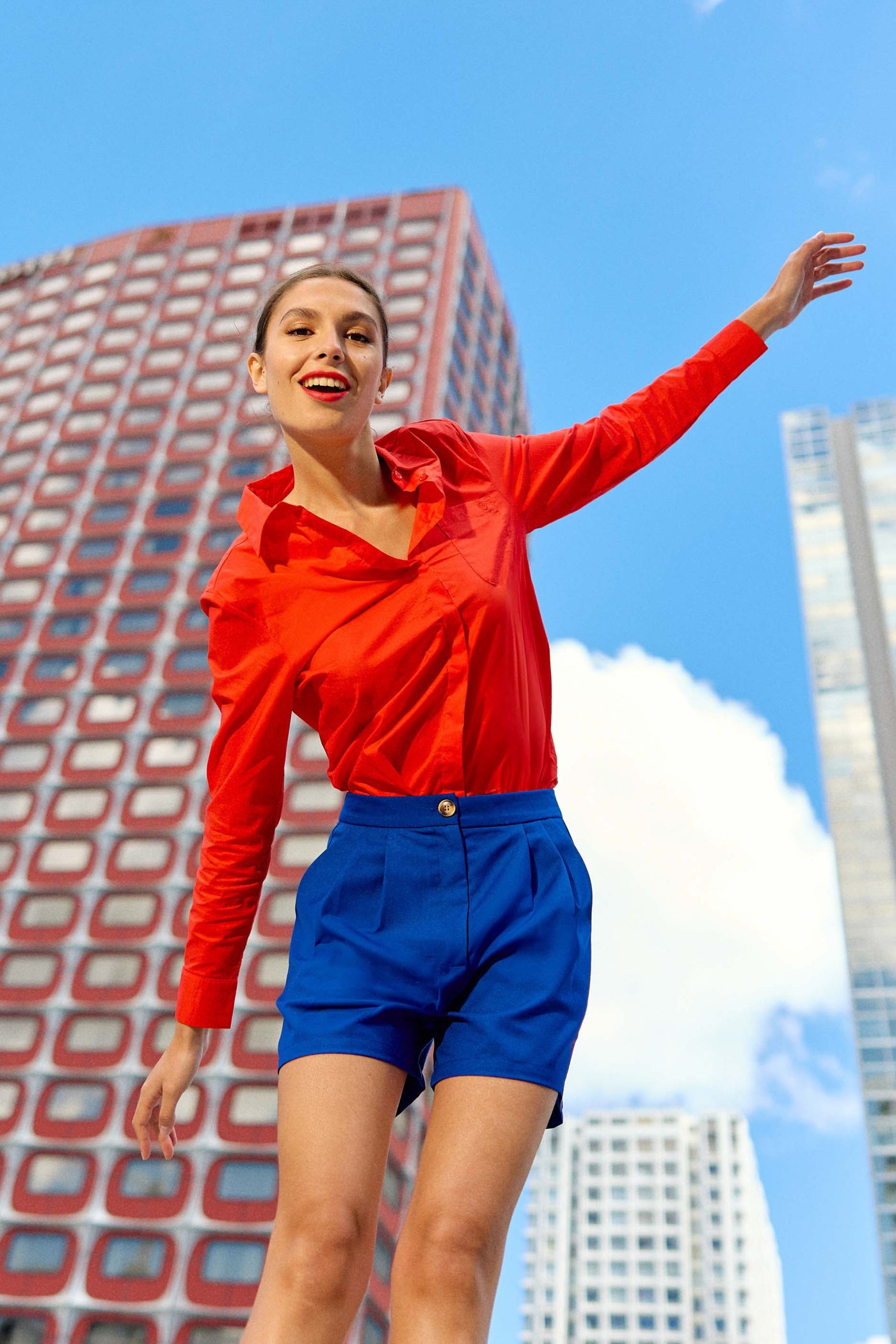 Blouse Carli - 50-rouge