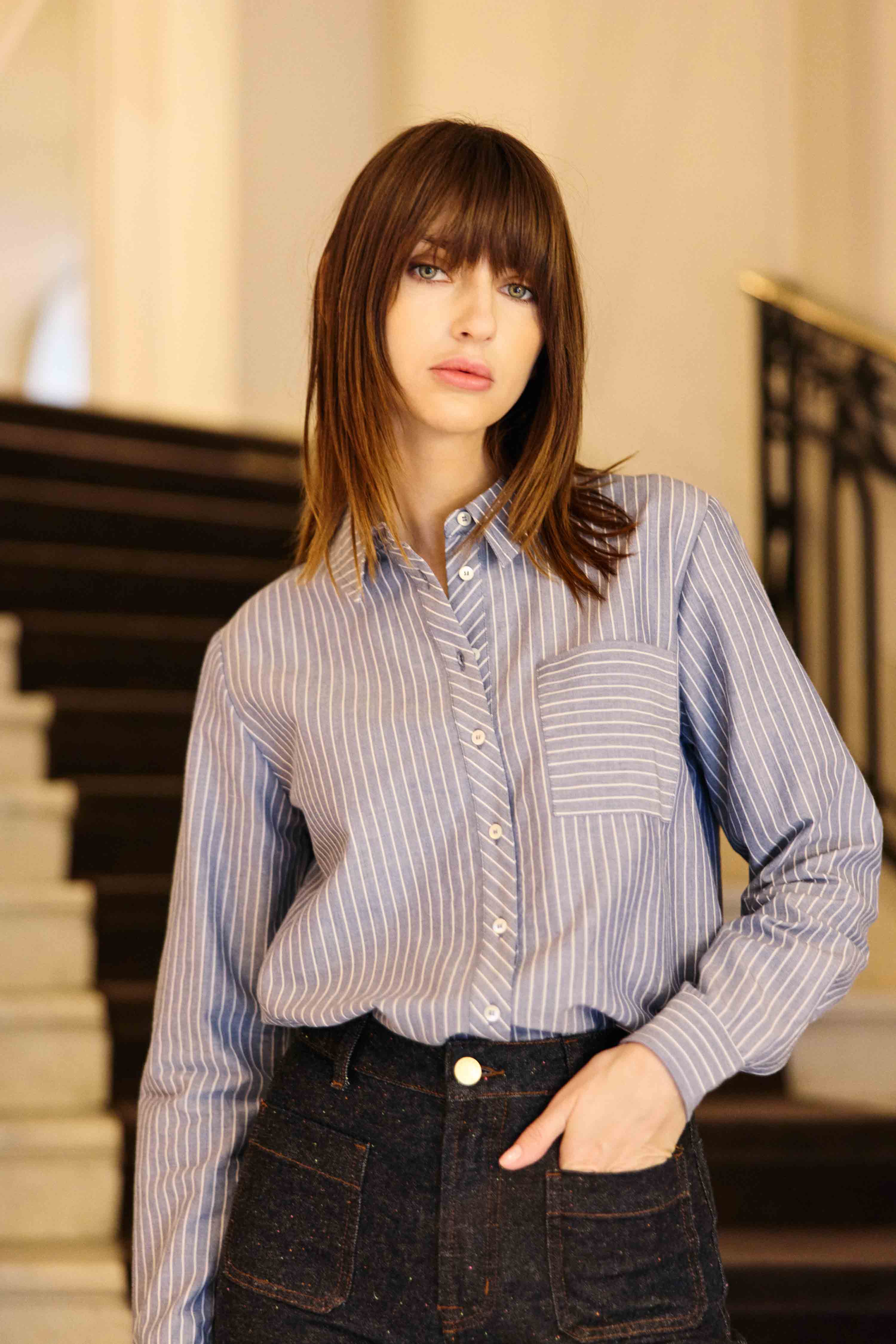Cecile - Chemise rayée