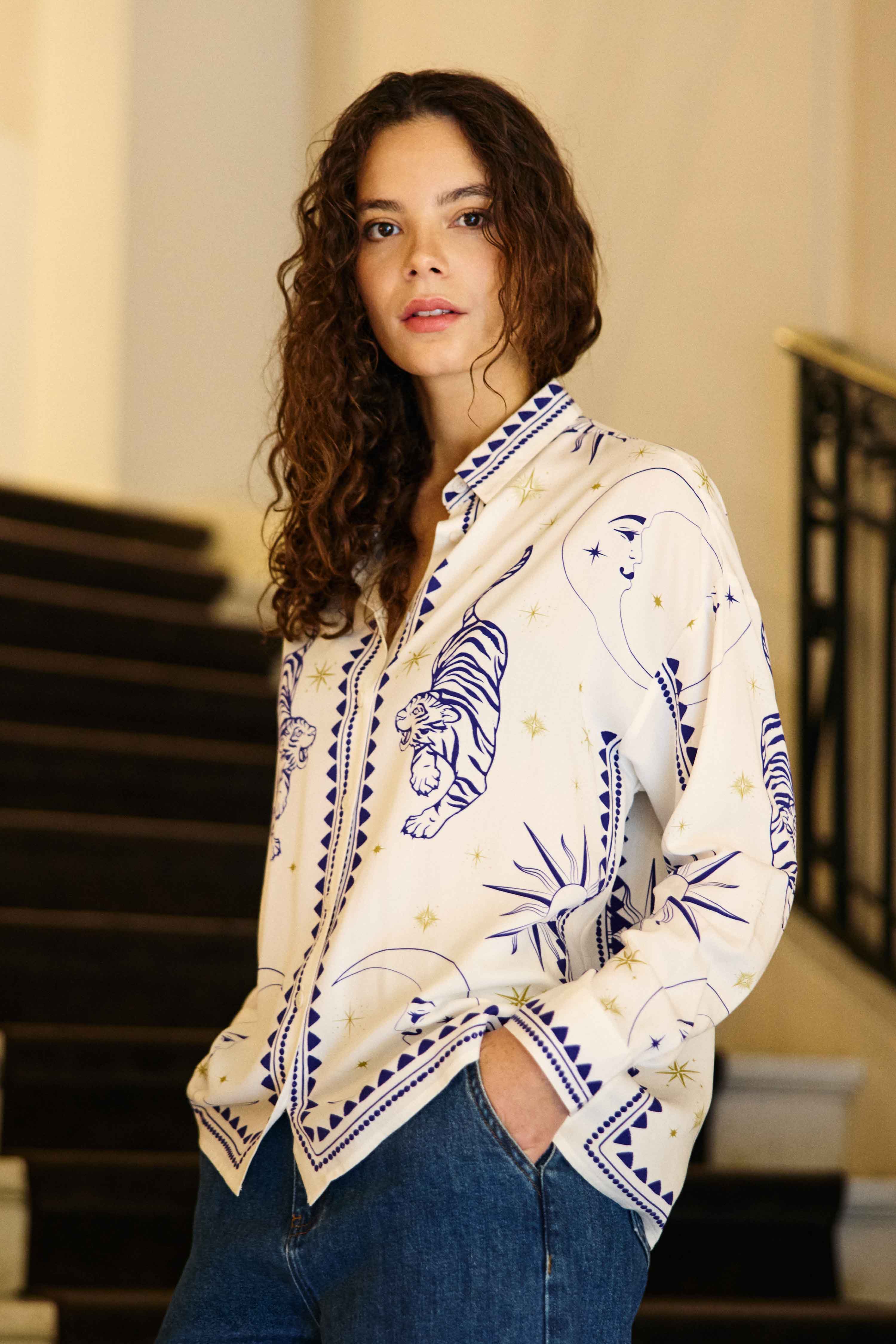 Chemise fluide à imprimés - Chani