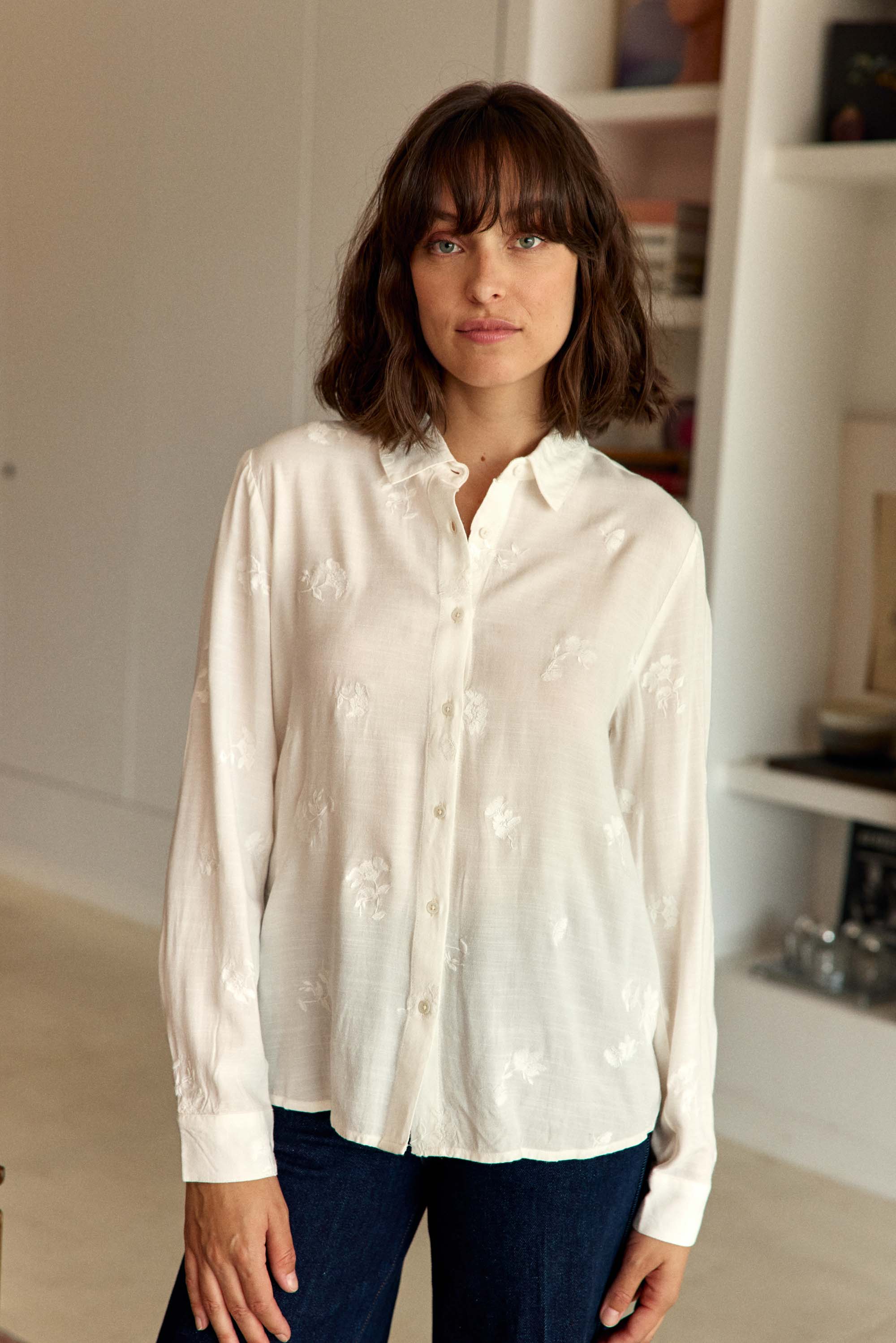 Chania Blouse - Ecru