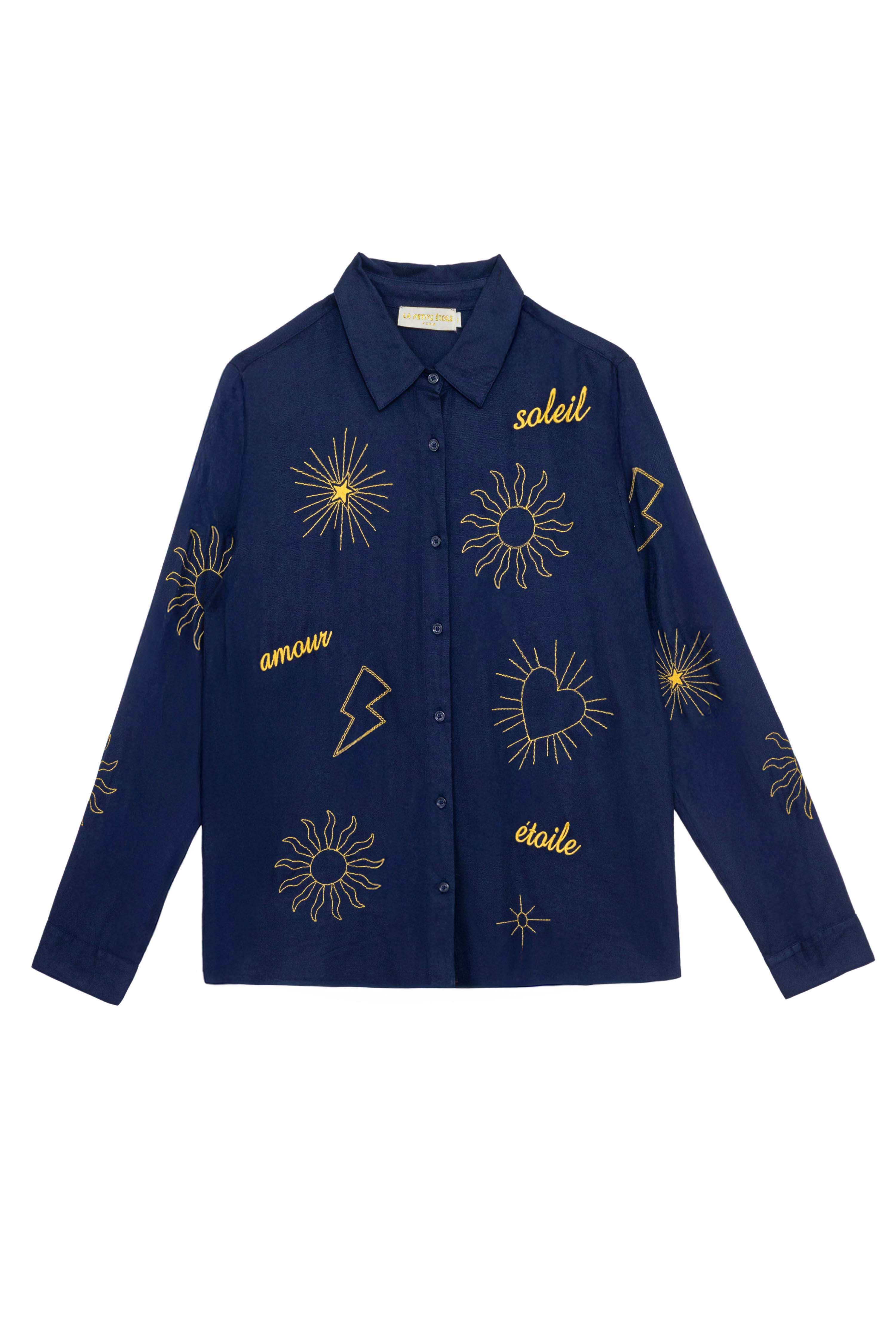 Chemisier rayé marine - Chania