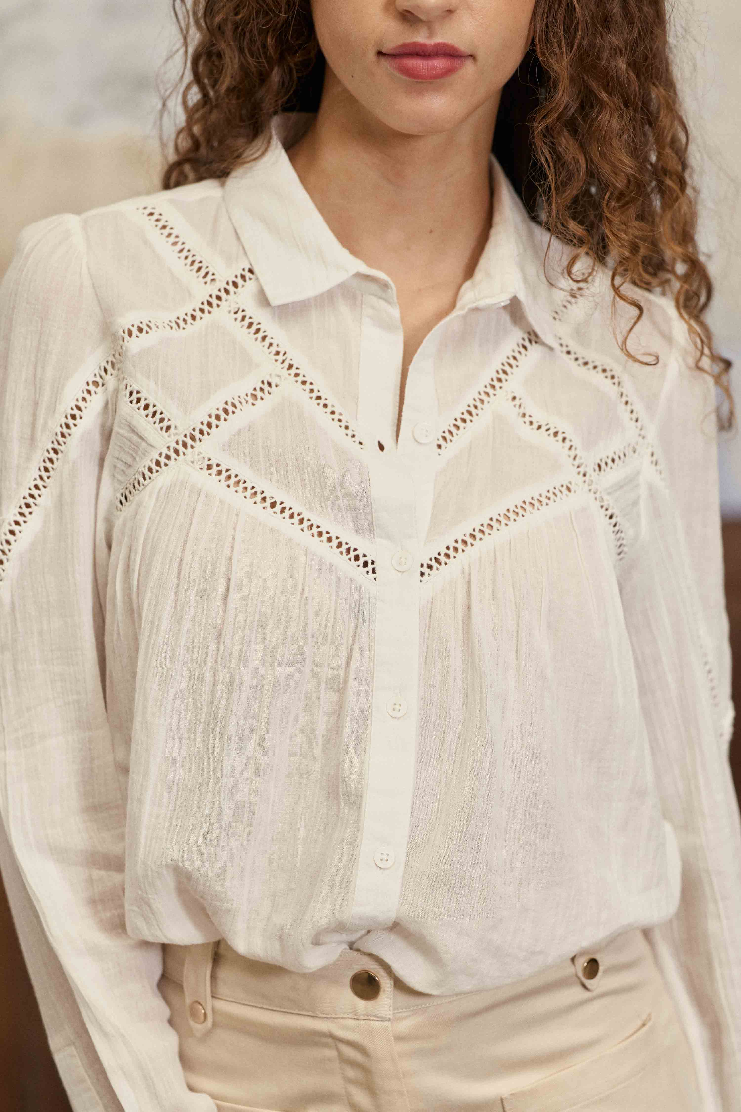 Chemisier Cia - Ecru