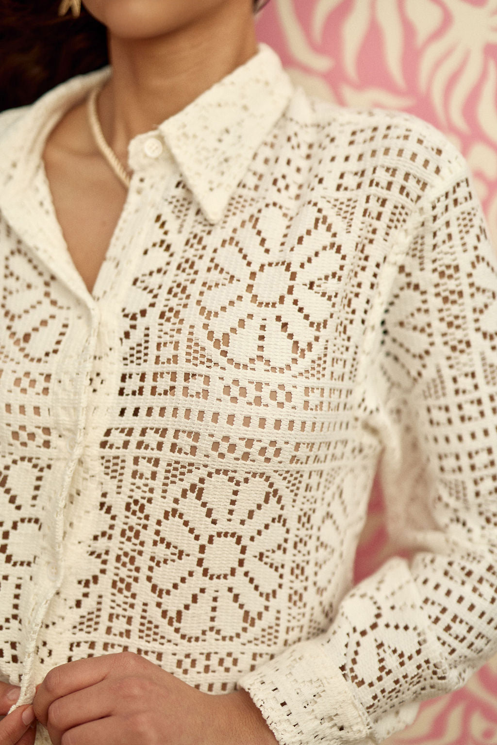 Chemisier en crochet - Clint