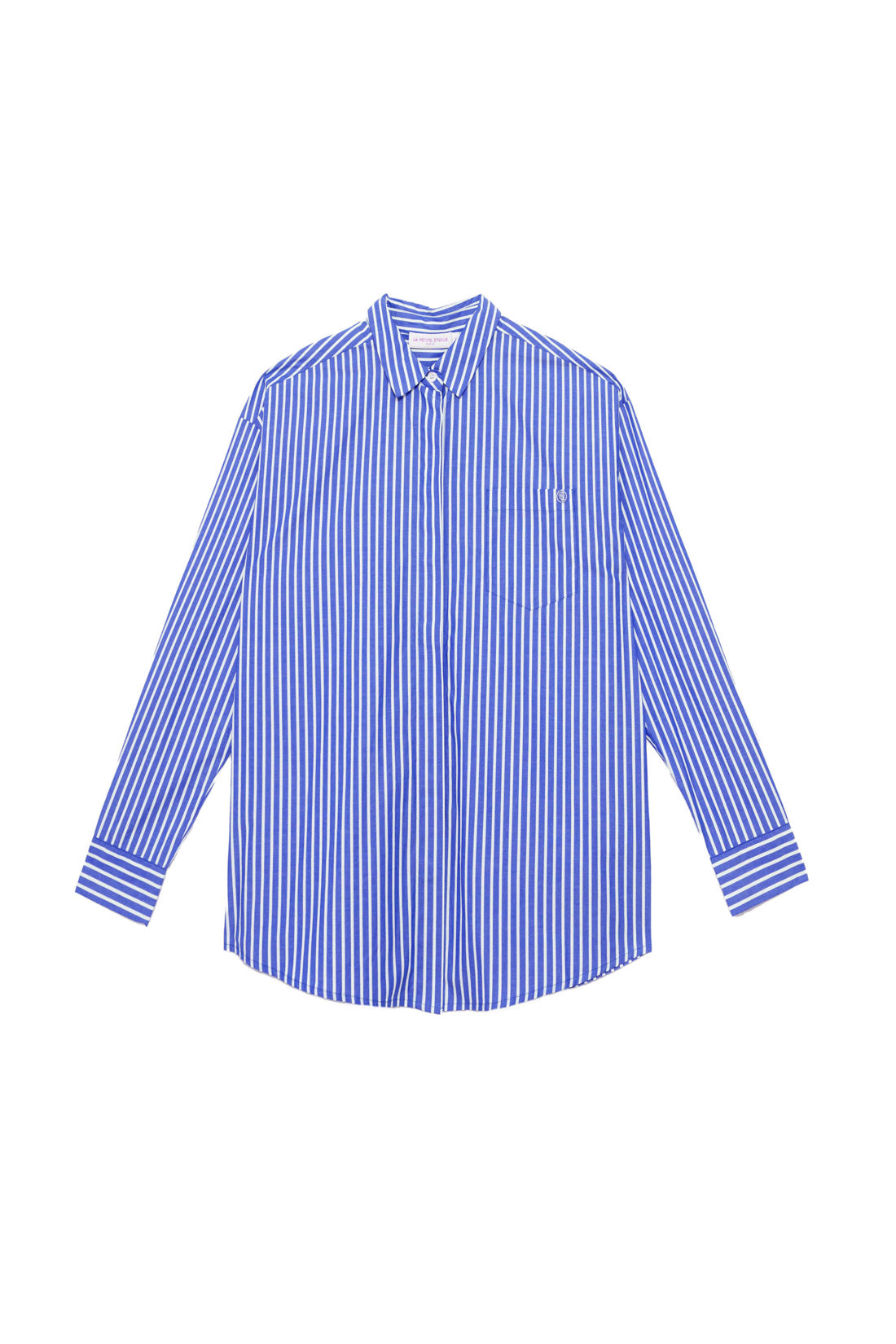 Blue/ecru striped blouse - Clony