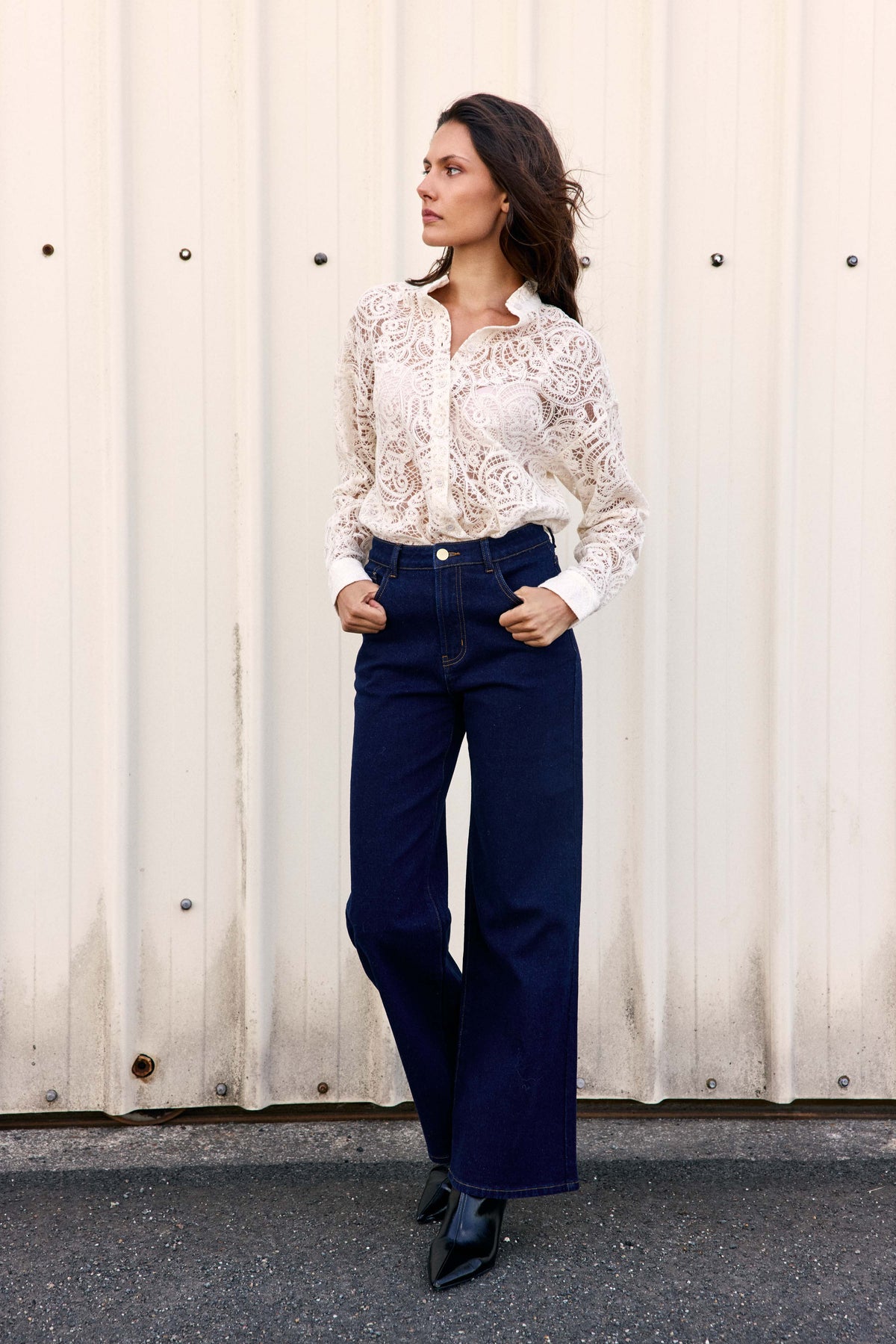 Clozya - Blouse en dentelle