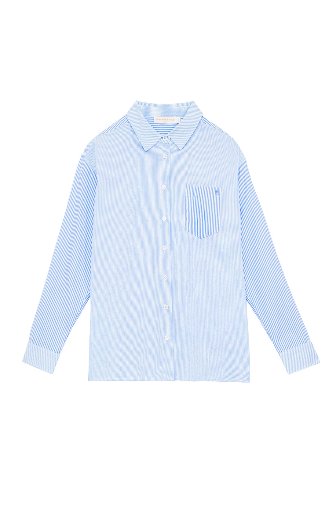 Blue/white striped shirt - Coralia