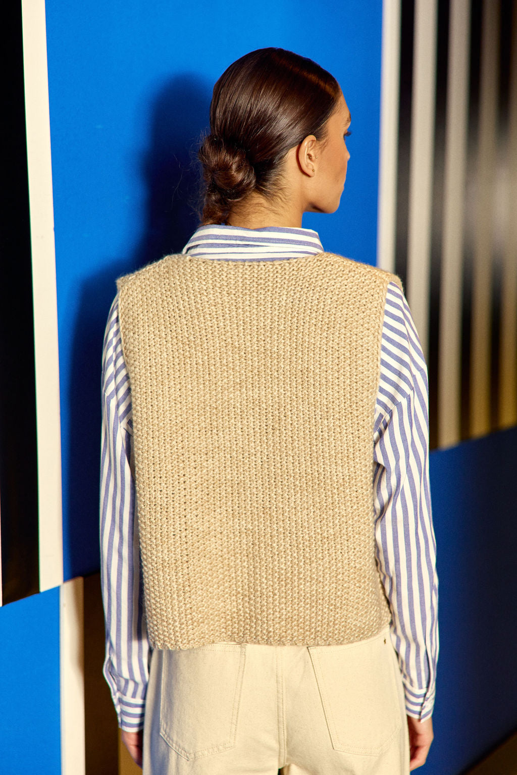 Gilet sans manches beige - Crea