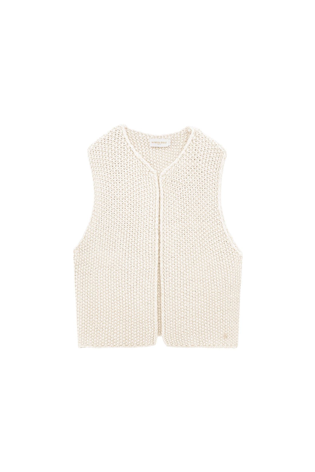 White sleeveless vest - Crea