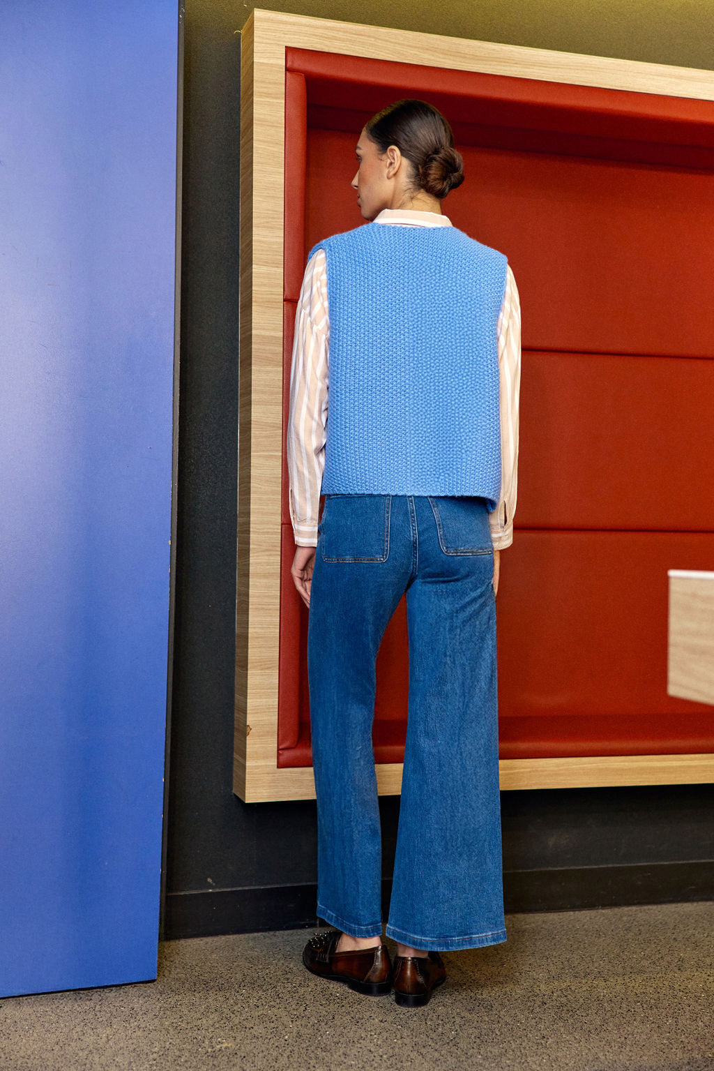 Gilet sans manches bleu - Crea