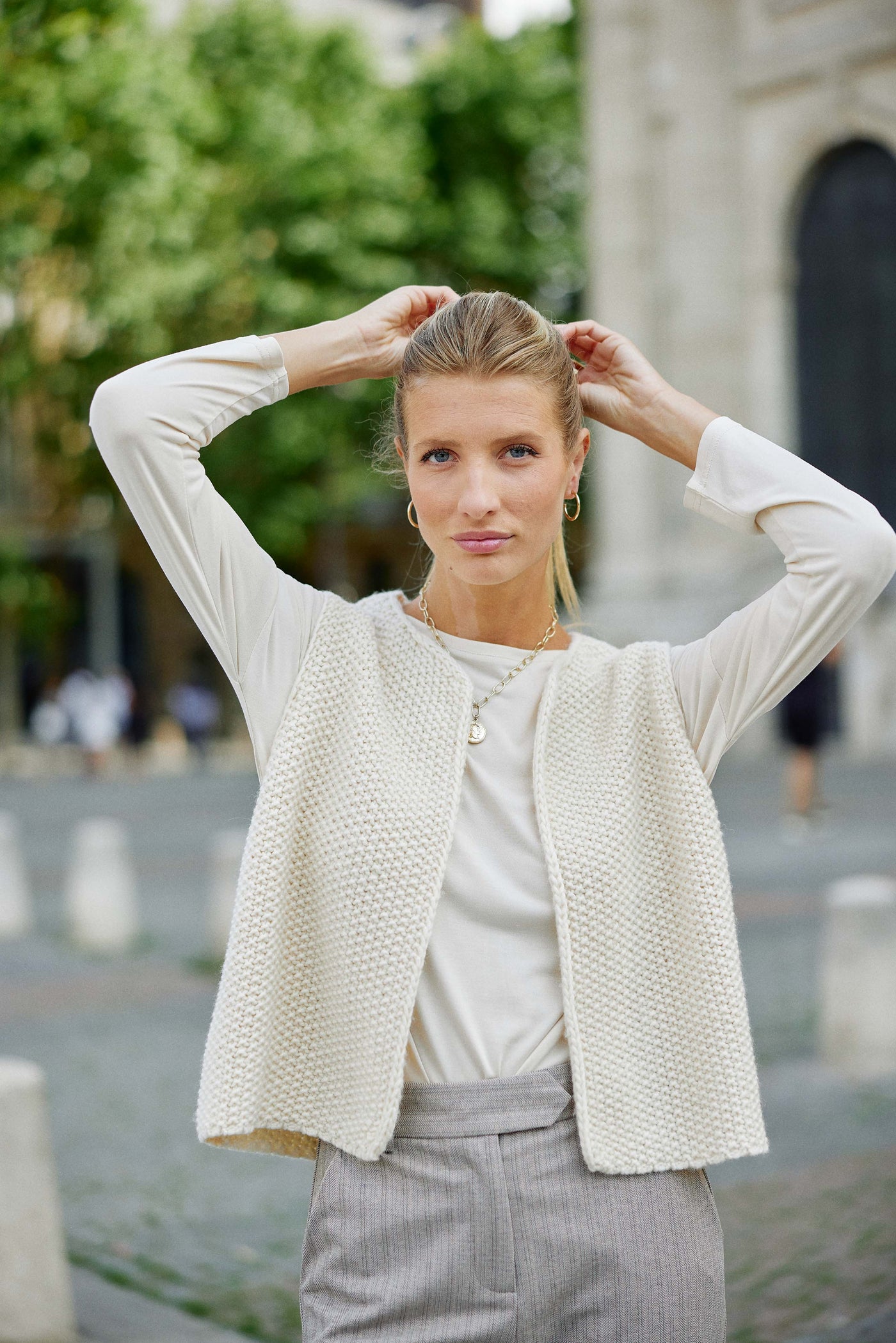 Gilet Crea - Ecru
