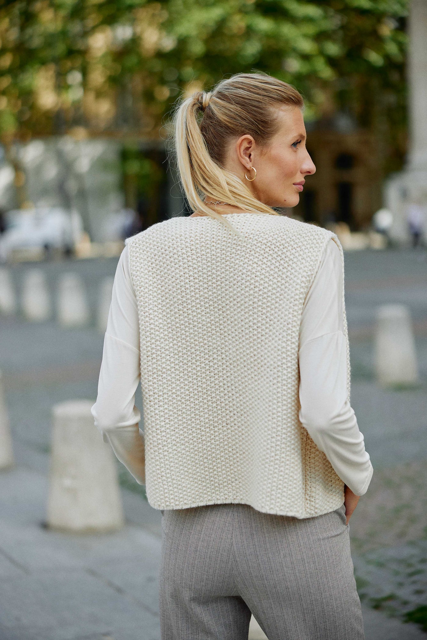 Gilet Crea - Ecru