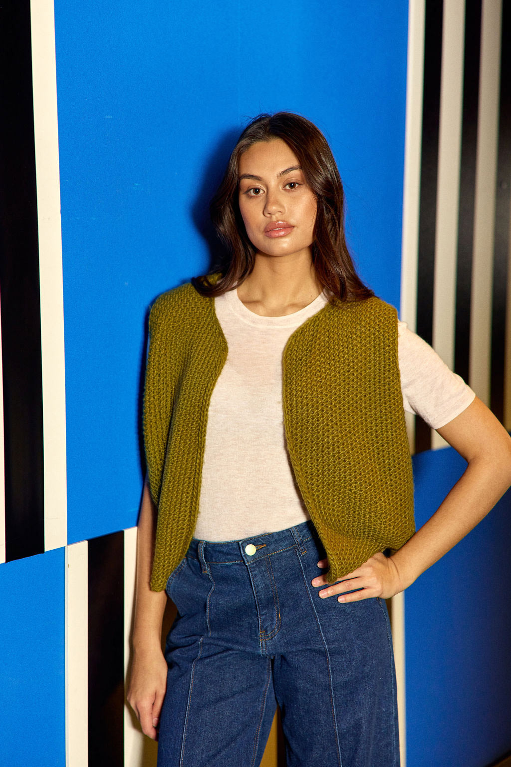 Gilet sans manches kaki - Crea