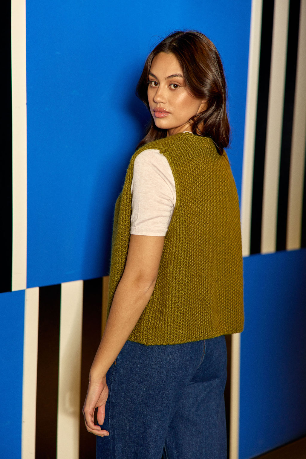 Gilet sans manches kaki - Crea