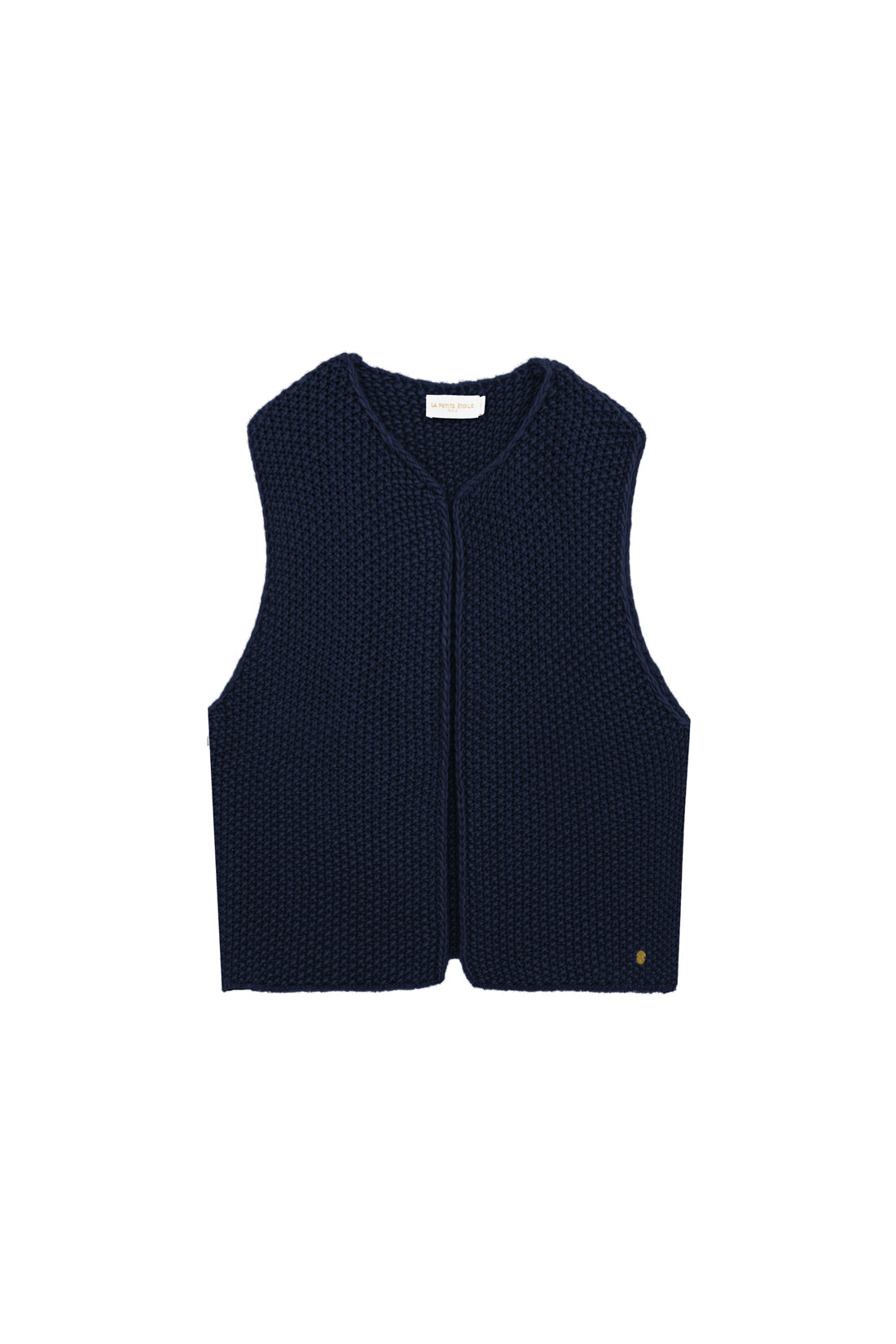 Navy sleeveless vest - Crea