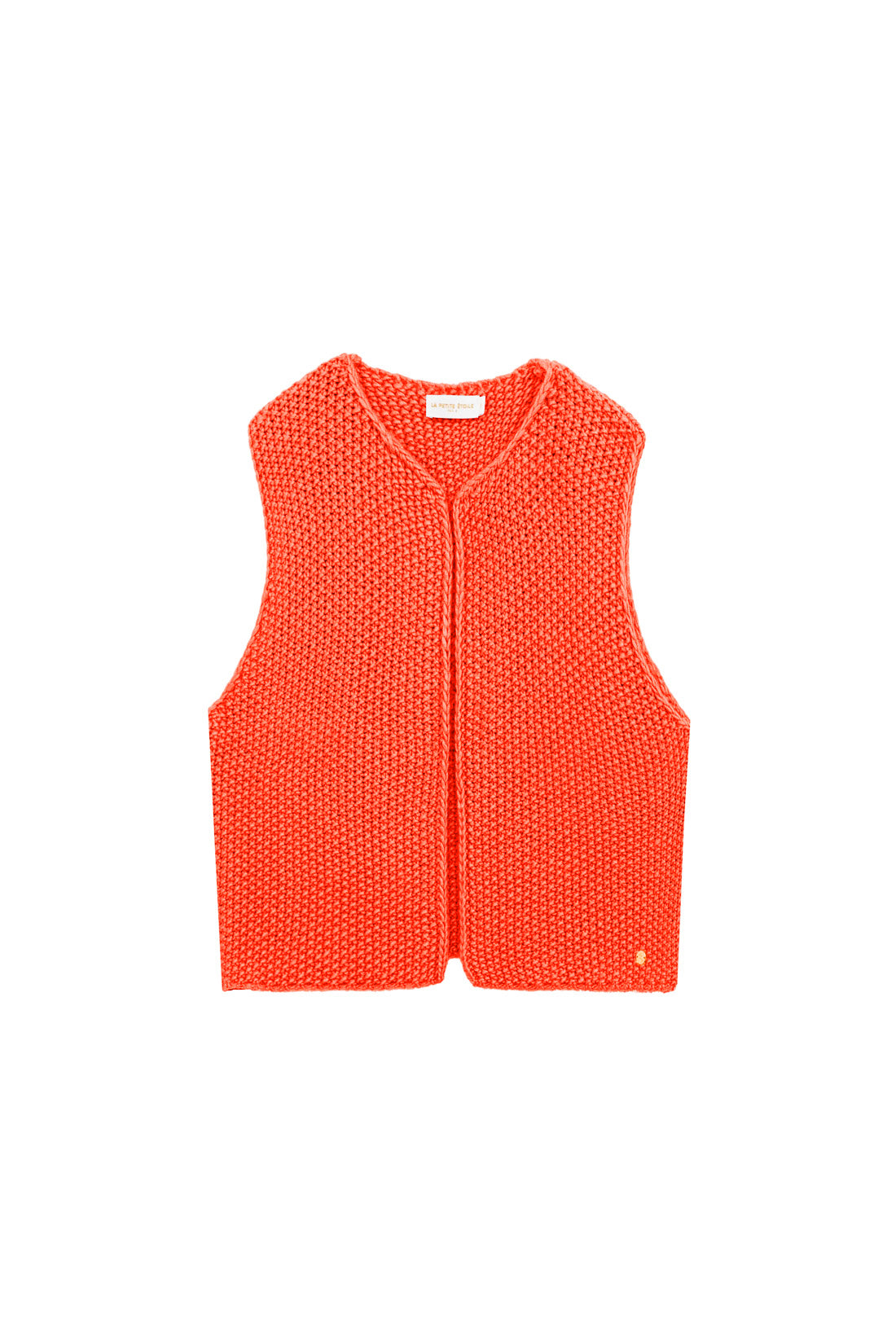 Orange sleeveless vest - Crea