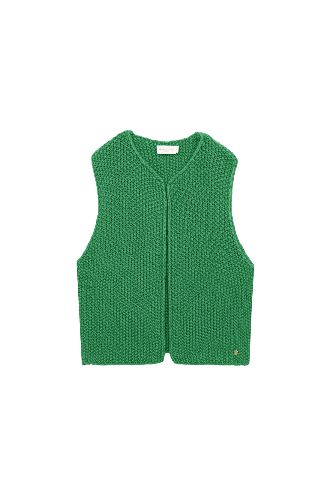 Green sleeveless vest - Crea
