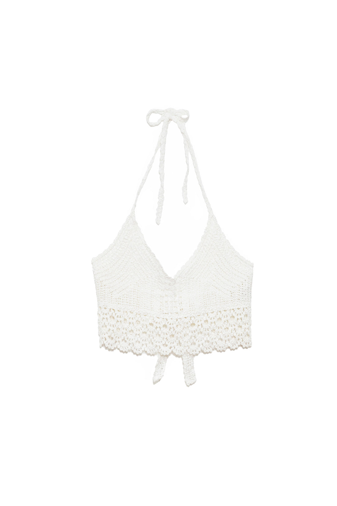 Ecru crochet top - Delma