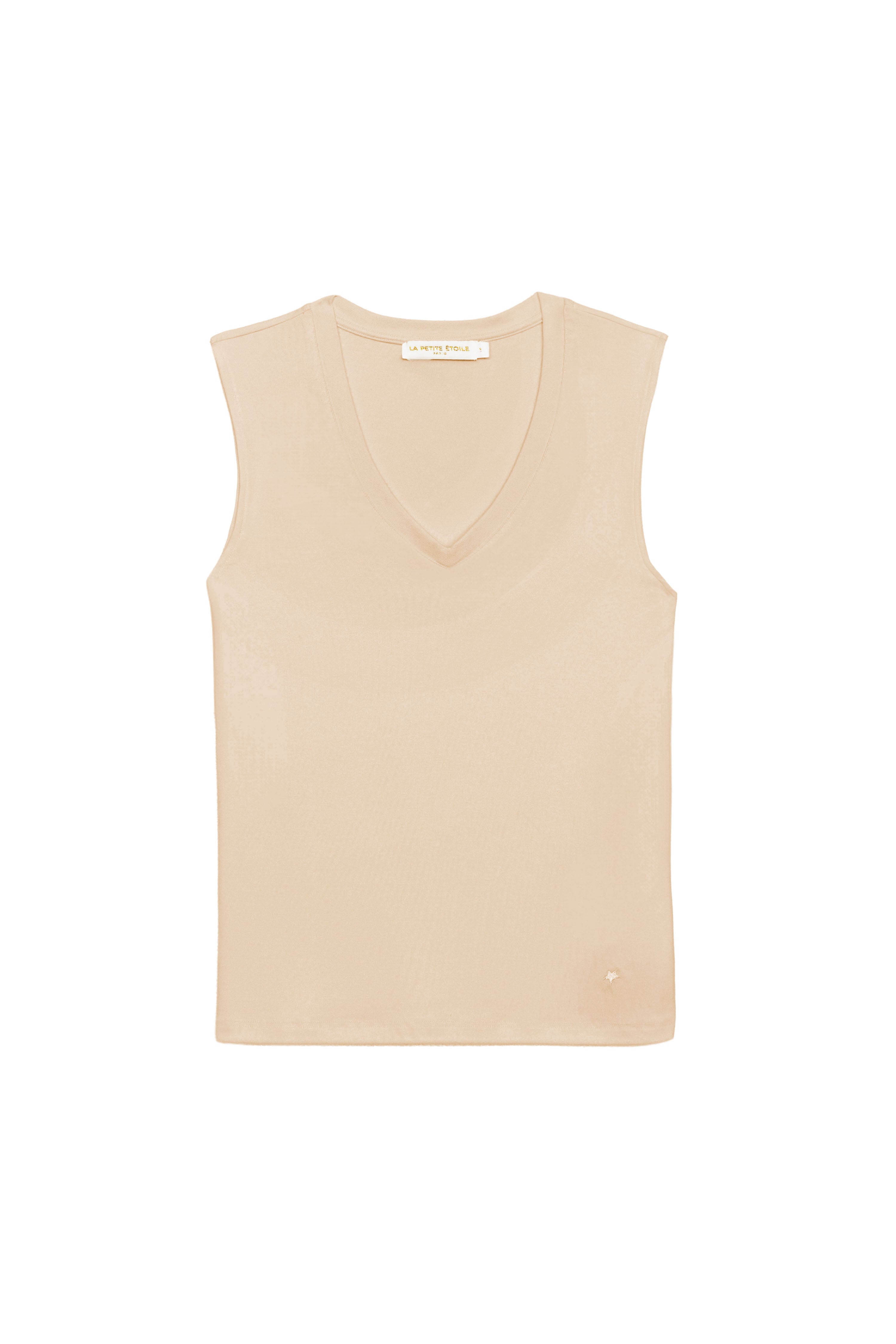 Debardeur maille Dila - Beige