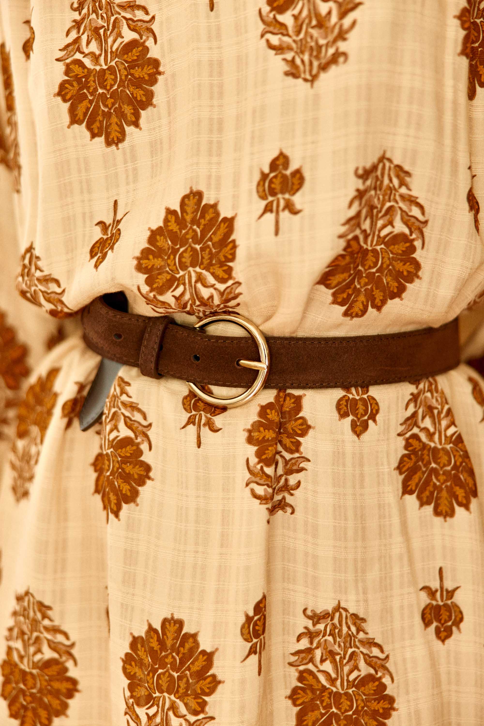 Dixon Leather Belt - Brown