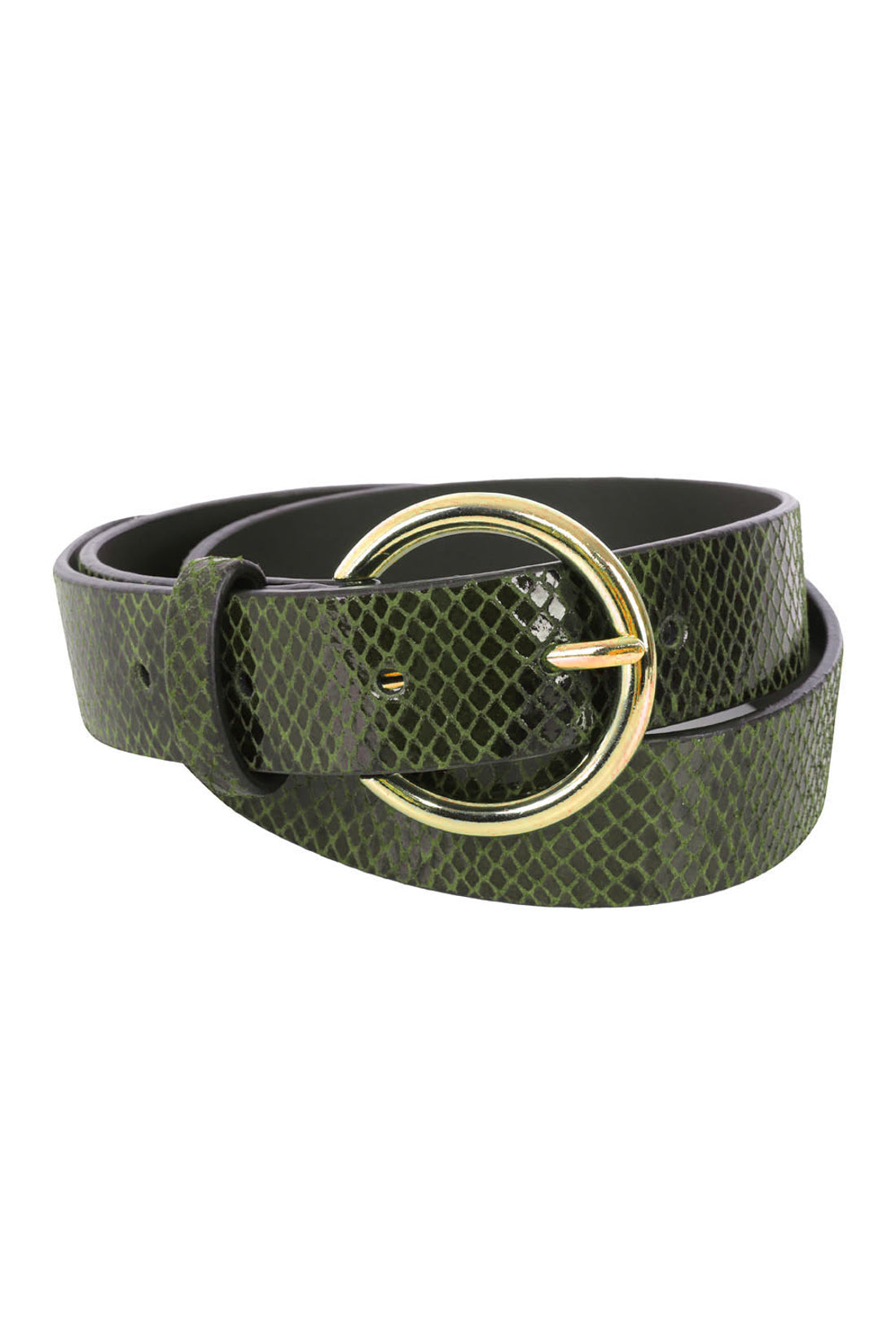 Ceinture cuir Dixon S - Kaki