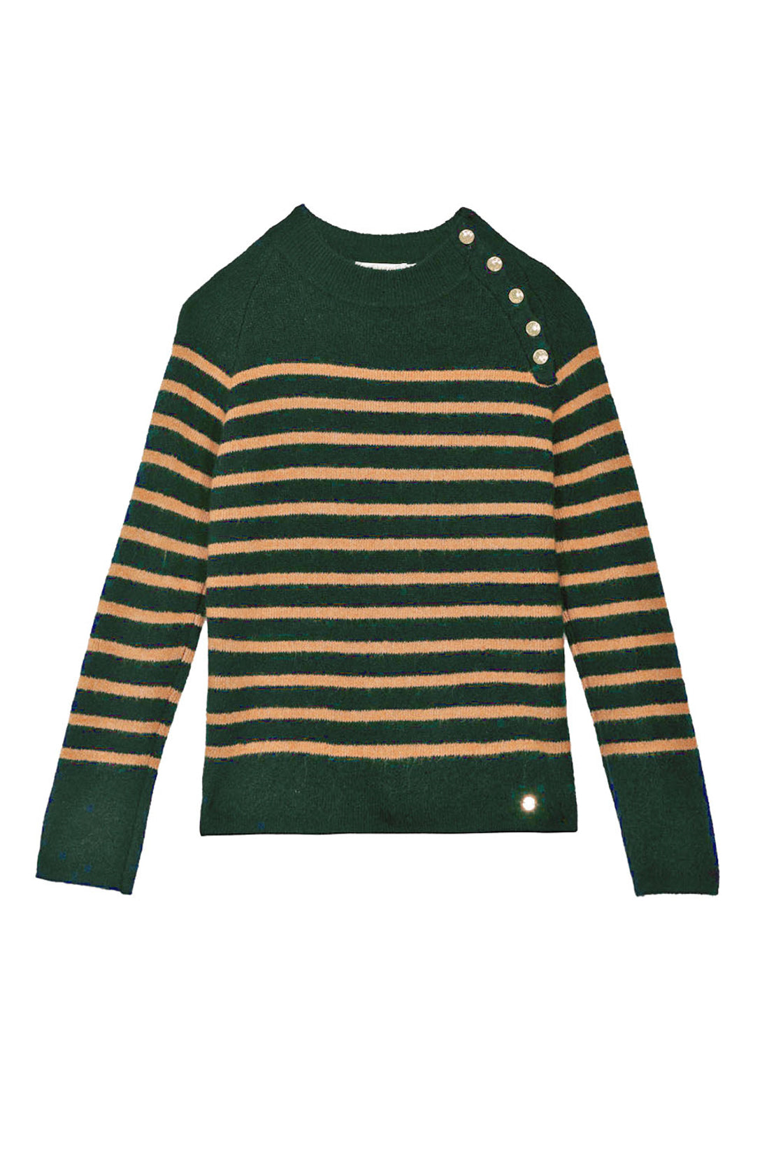 Pull Effie - Vert Foret/praline