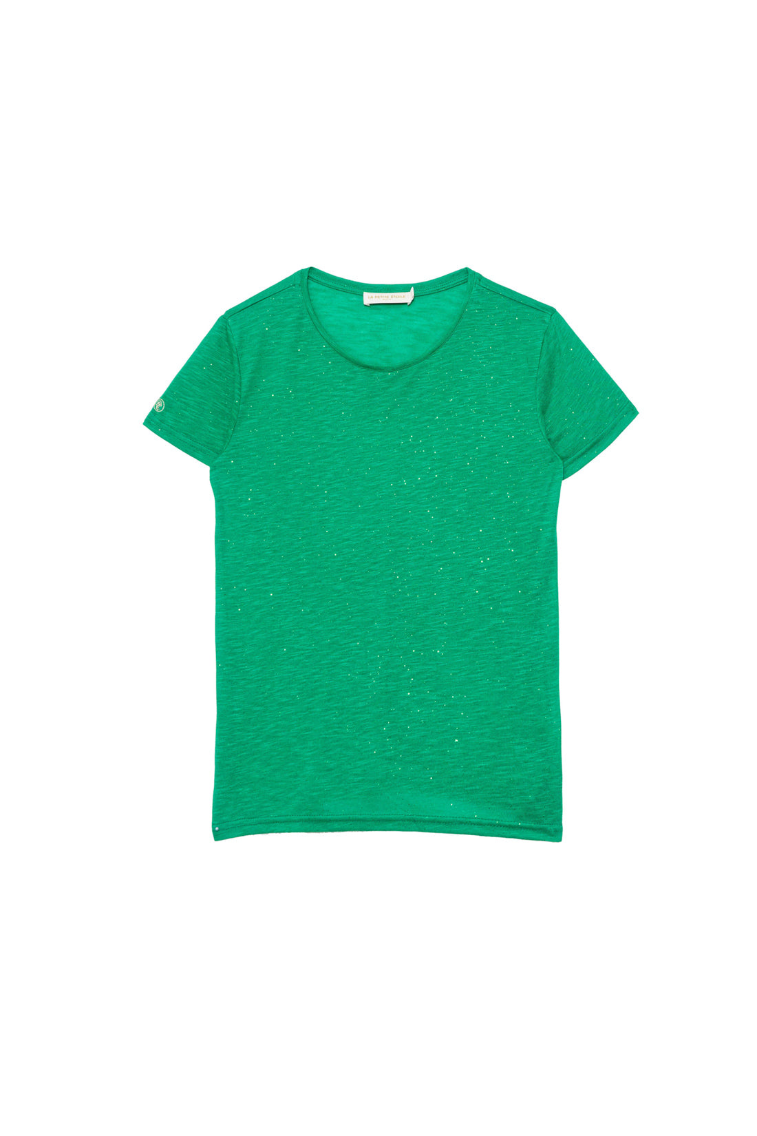 Green round neck t-shirt - Elva